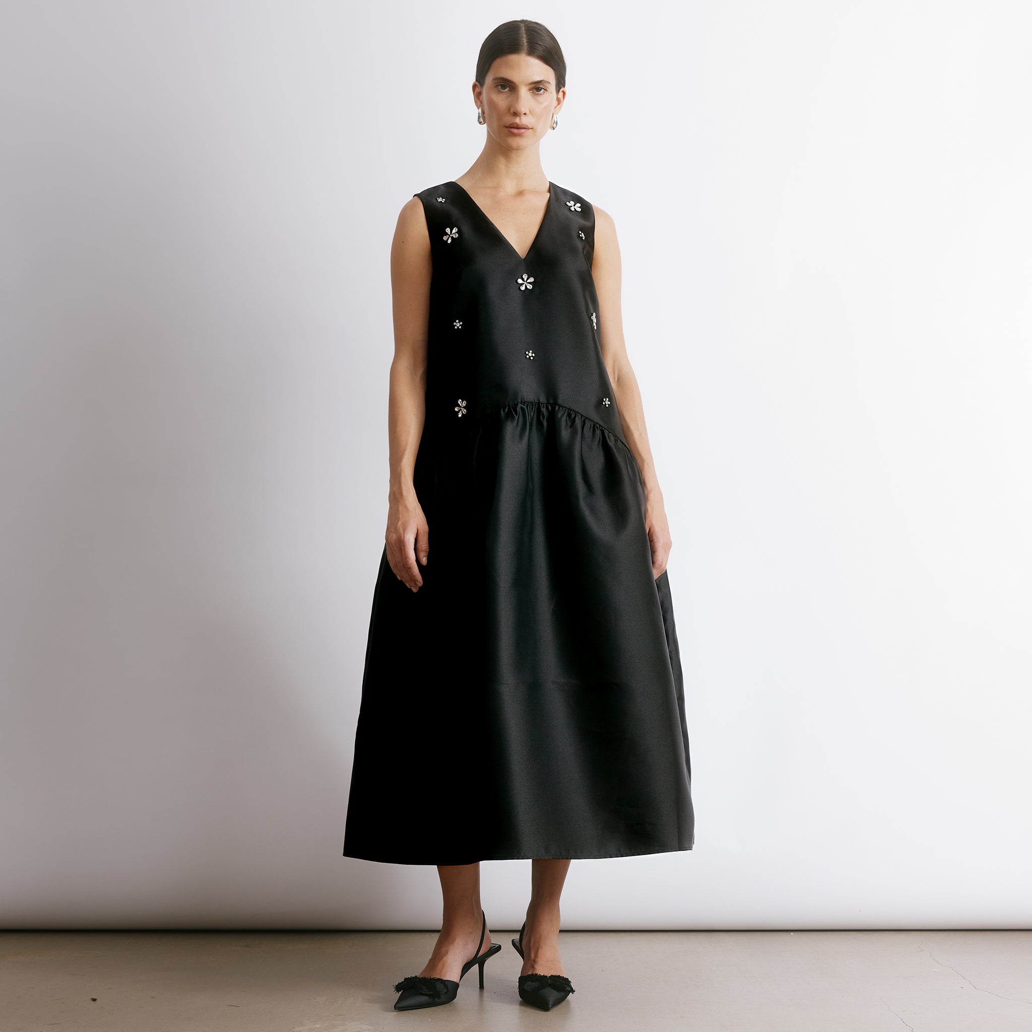 Crystal Tie Back Dress