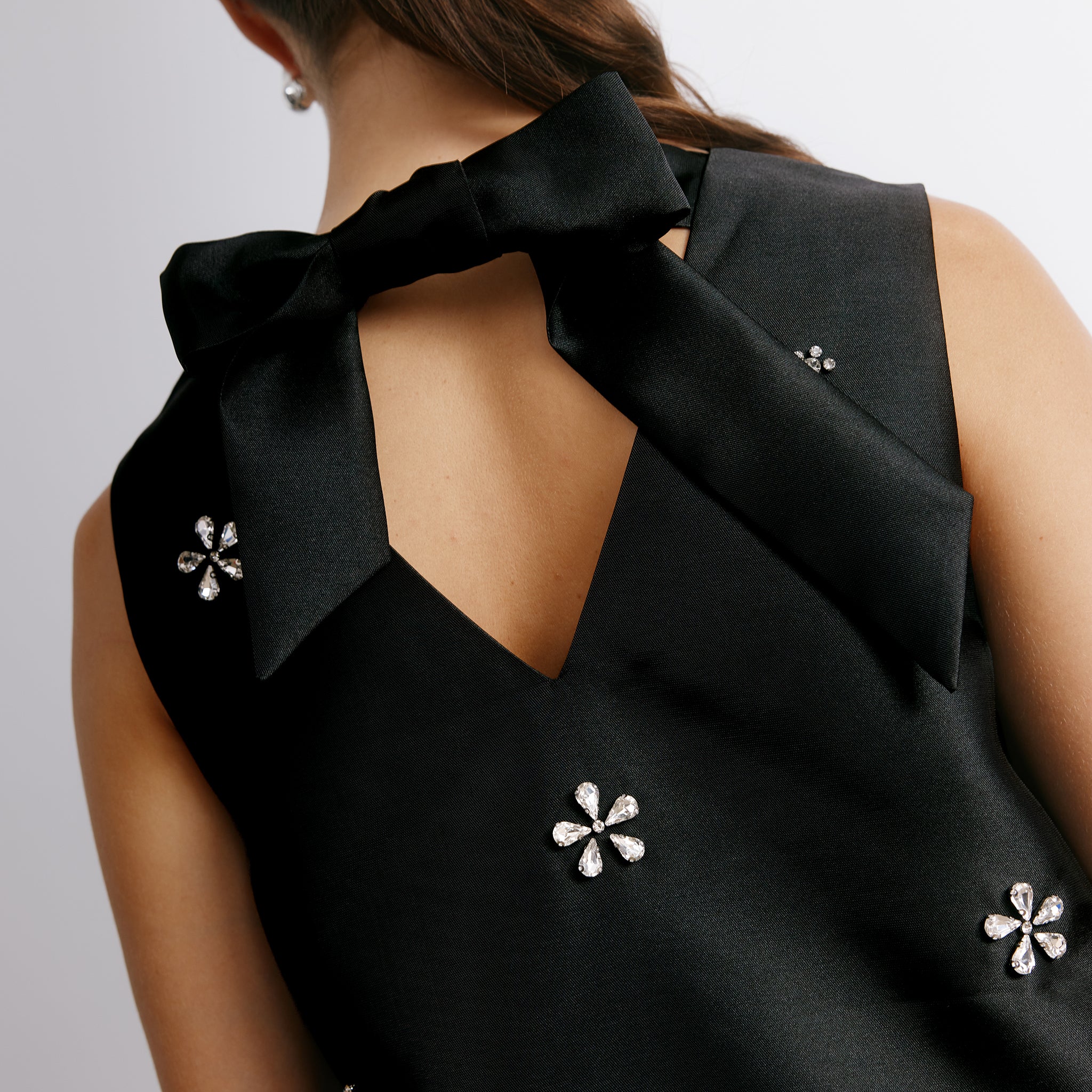 Crystal Tie Back Dress