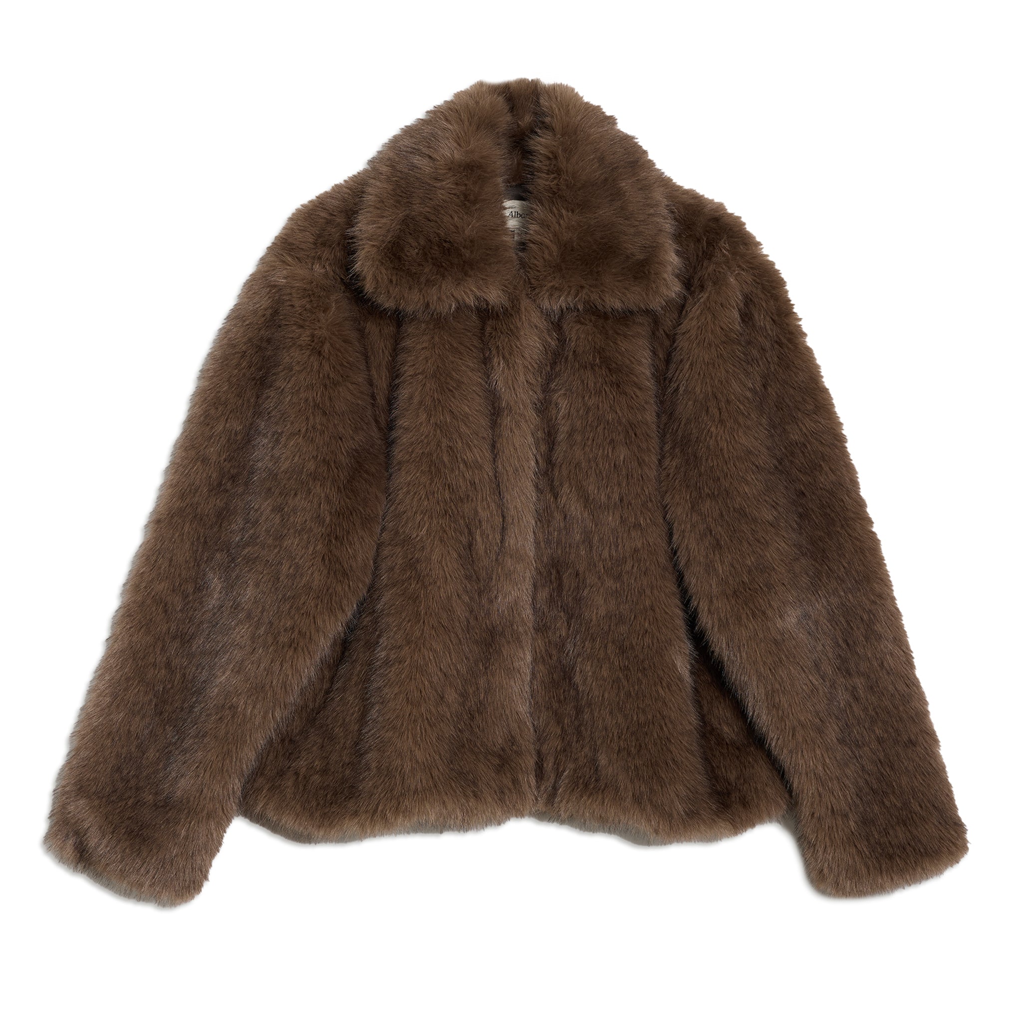 Brown Faux Fur Jacket