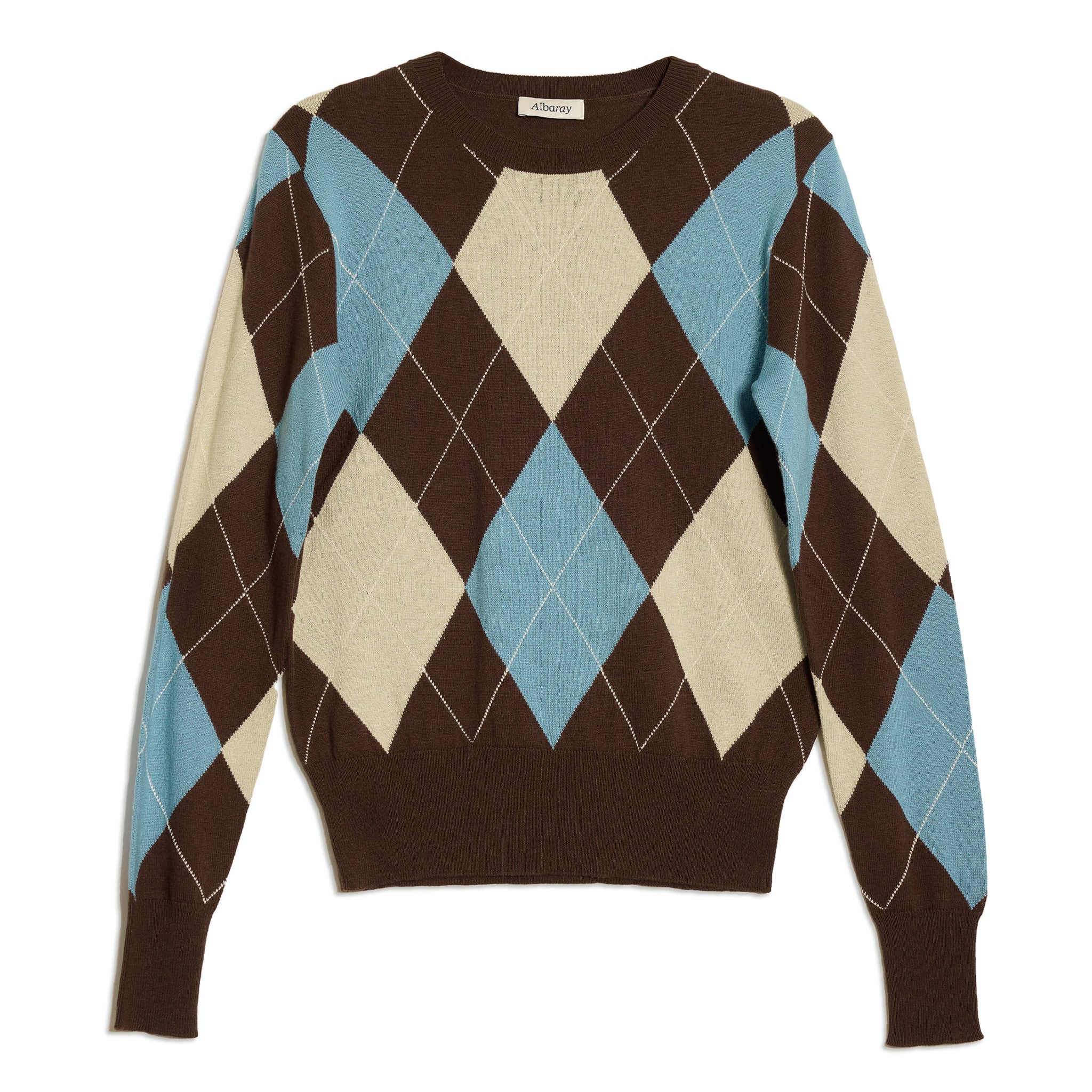 Blue Argyle Jumper
