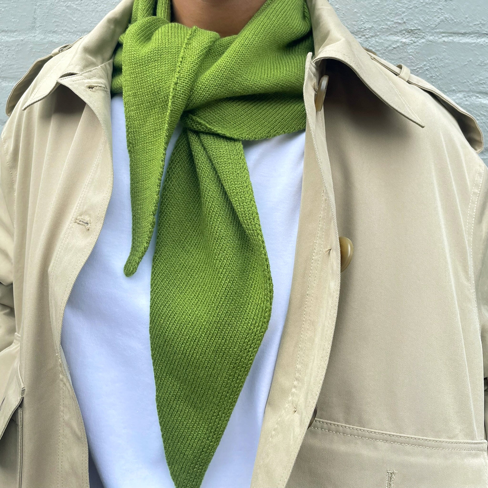 Sale】 THE ROW Square Scarfコットン オリーブ 【公式通販】