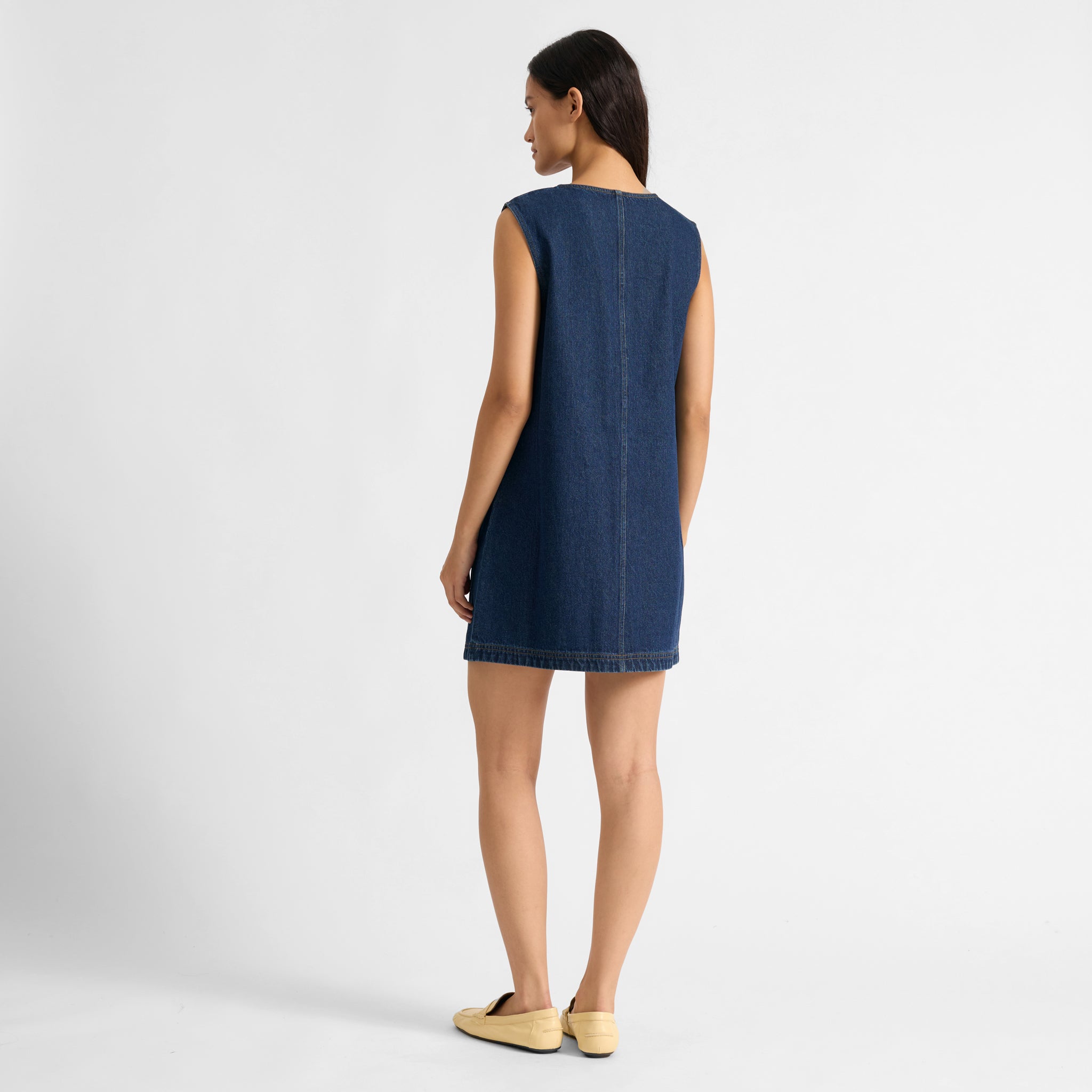 Denim 4 Pocket Short Dress