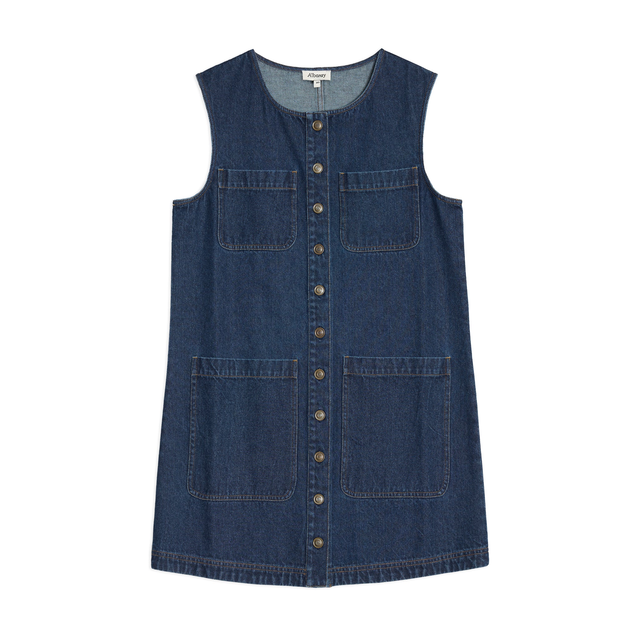 Denim 4 Pocket Short Dress