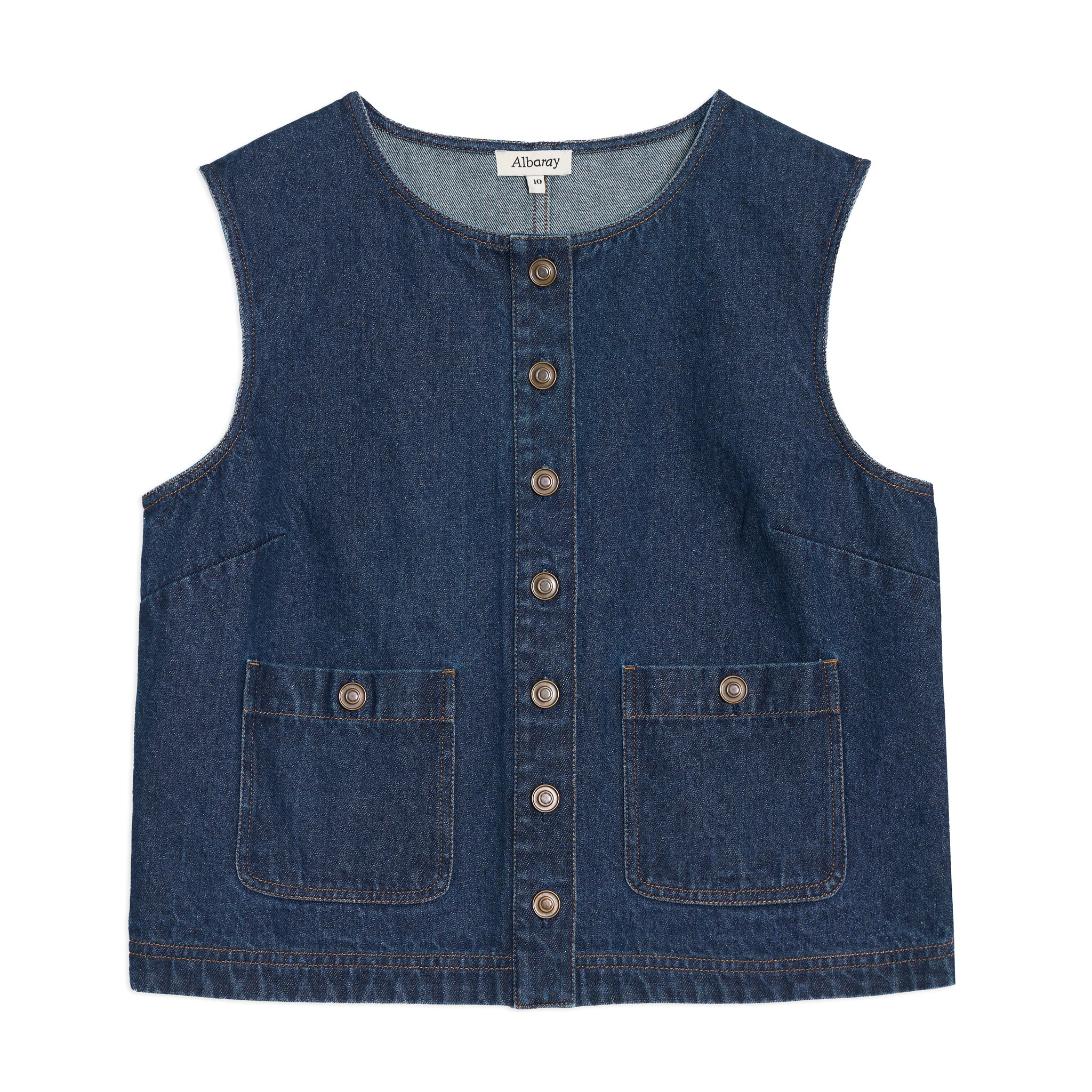 Denim Pocket Waistcoat