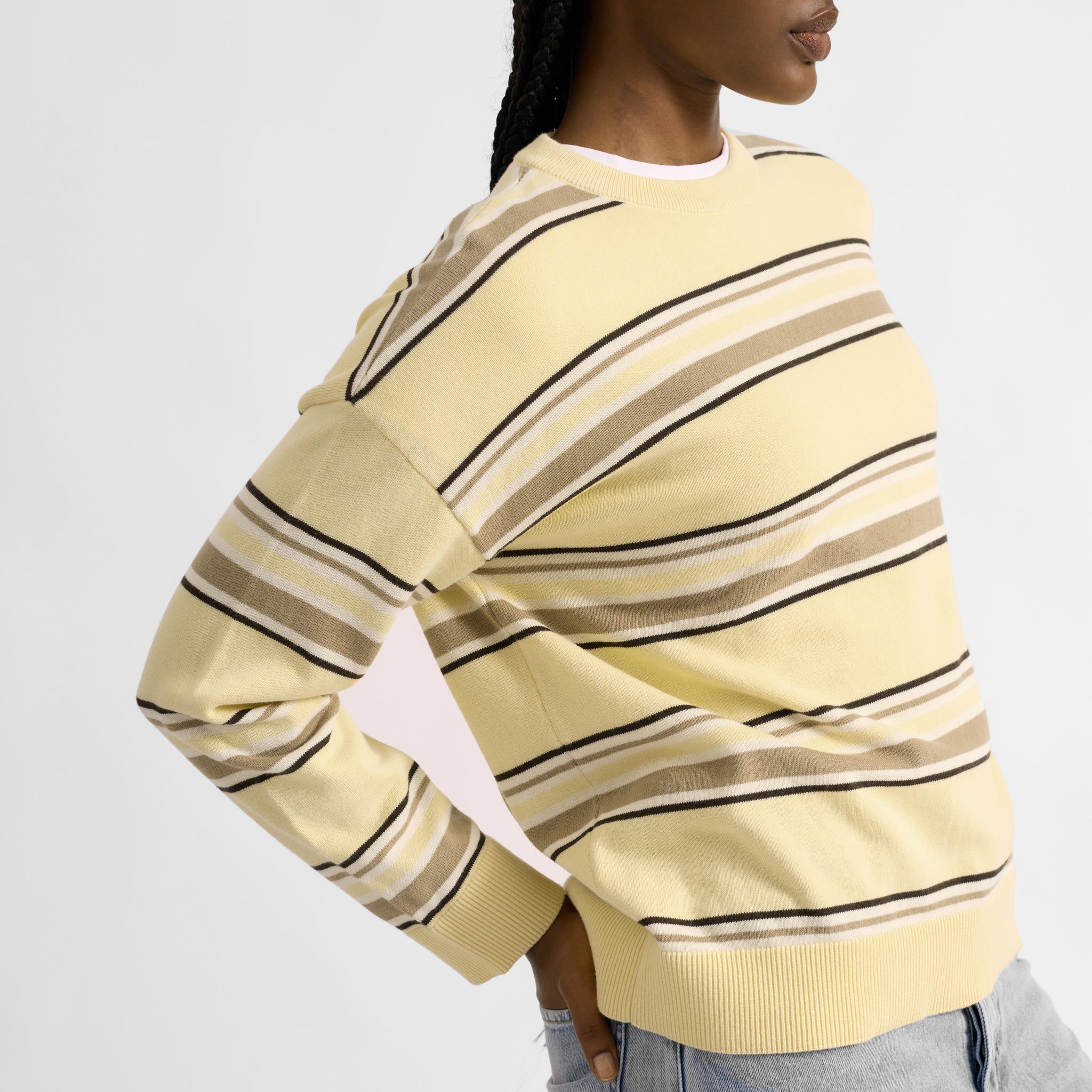 Lemon Stripe Cotton Jumper