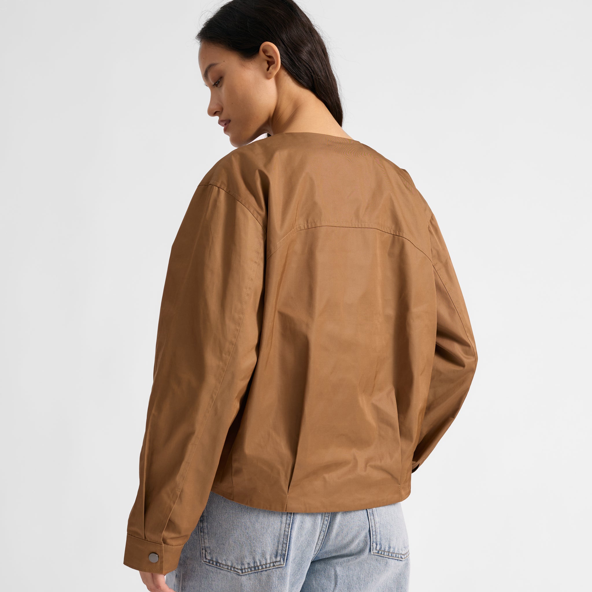 Pleat Hem Jacket