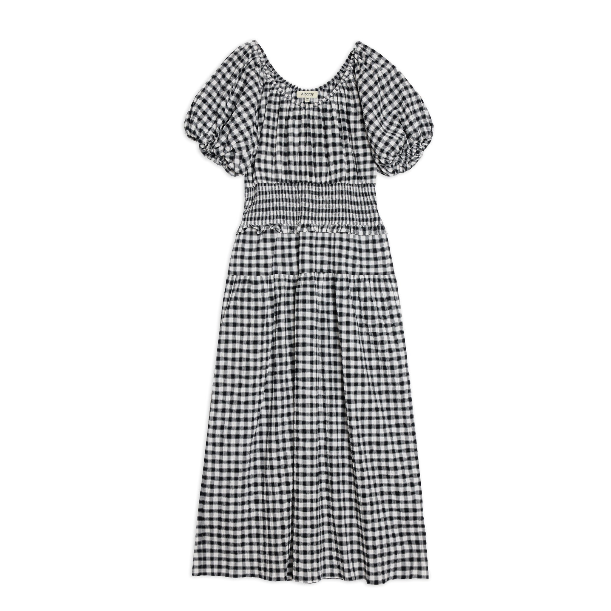 Black & White Gingham Dress