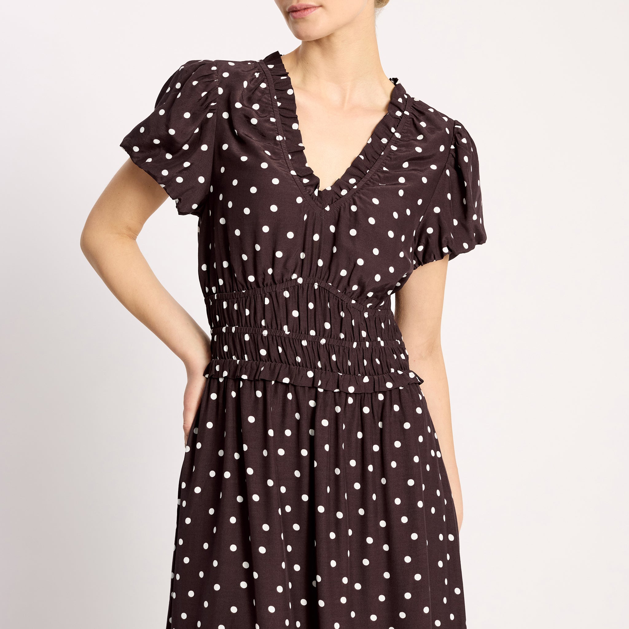 Chocolate Spot Dress