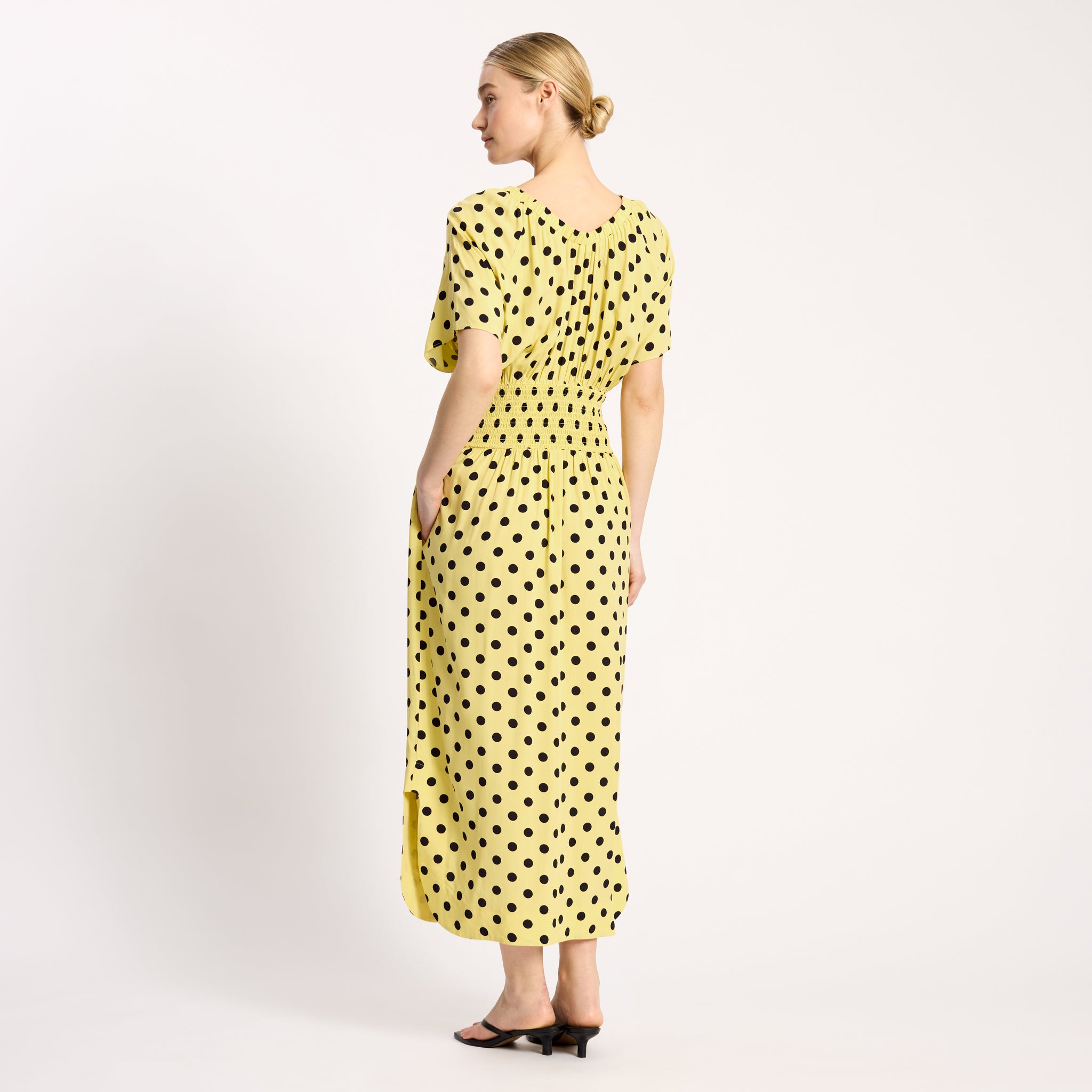Iconic Yellow Spot Dress