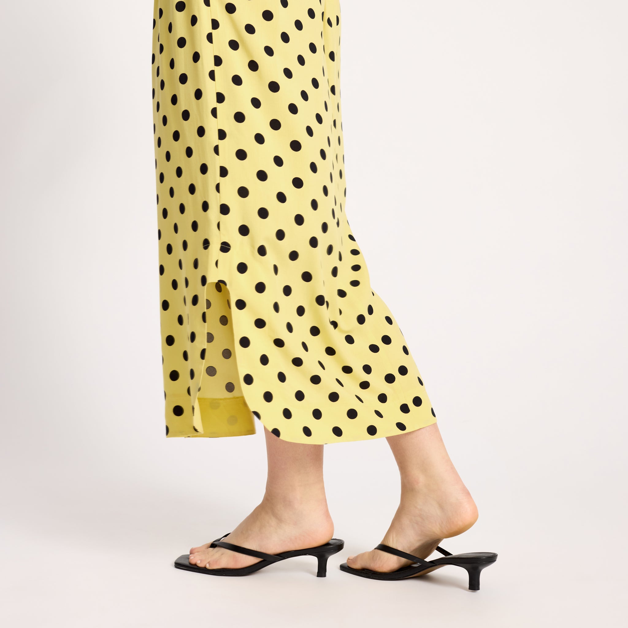 Iconic Yellow Spot Dress