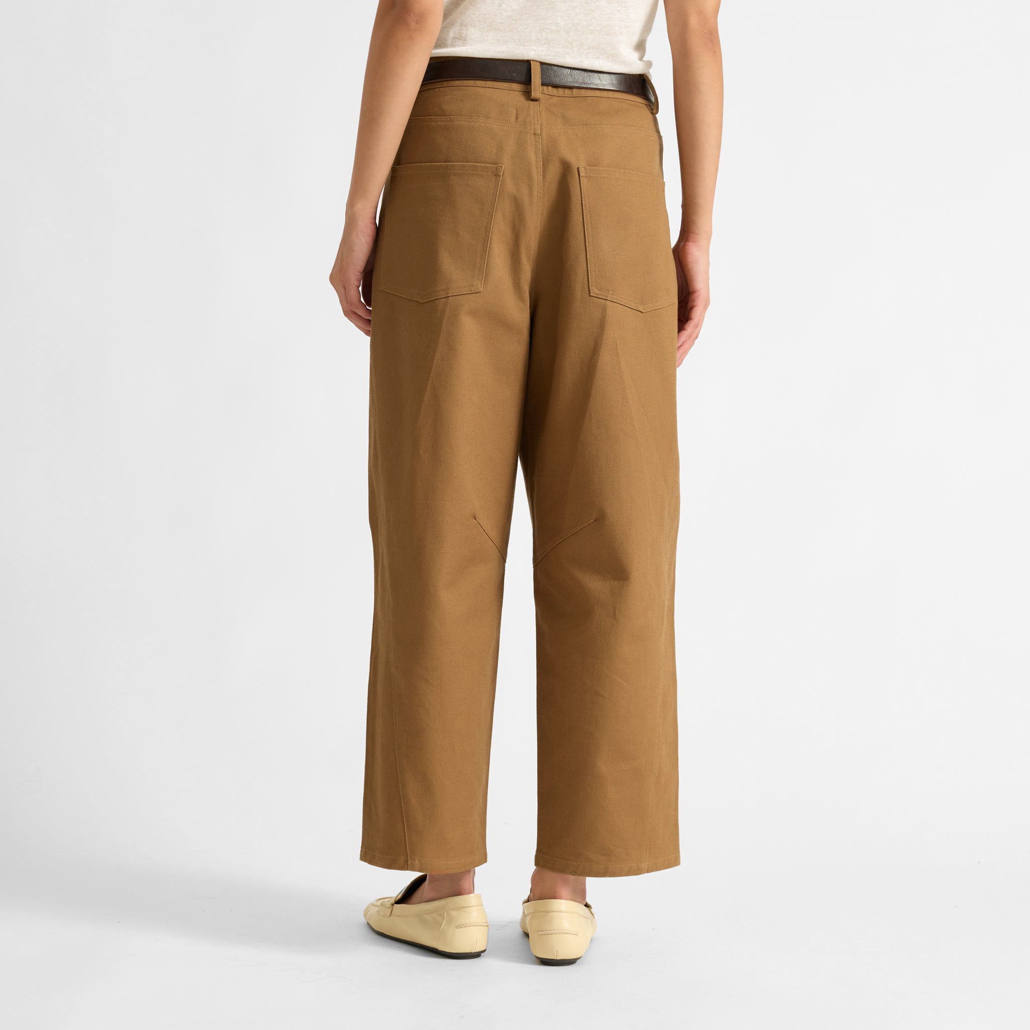 Cotton Barrel Trouser