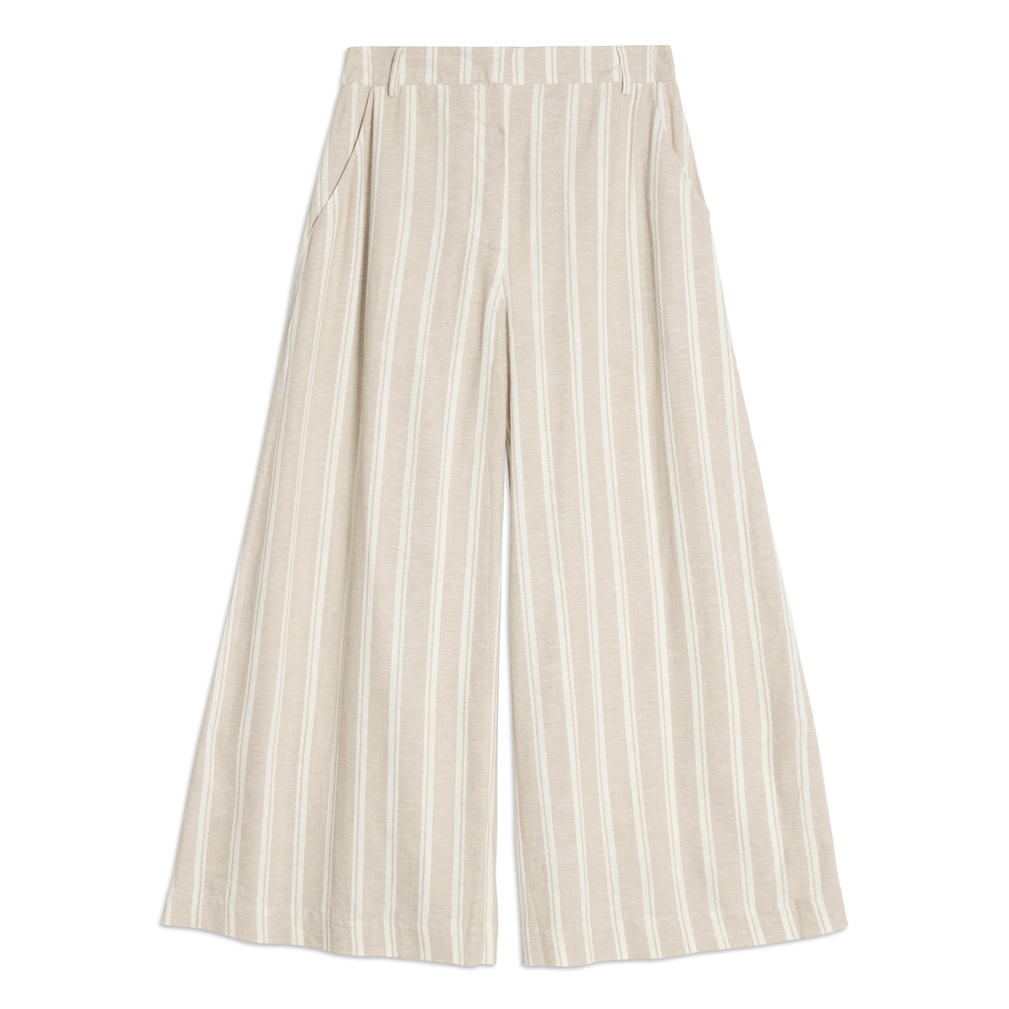 Linen Stripe Culotte