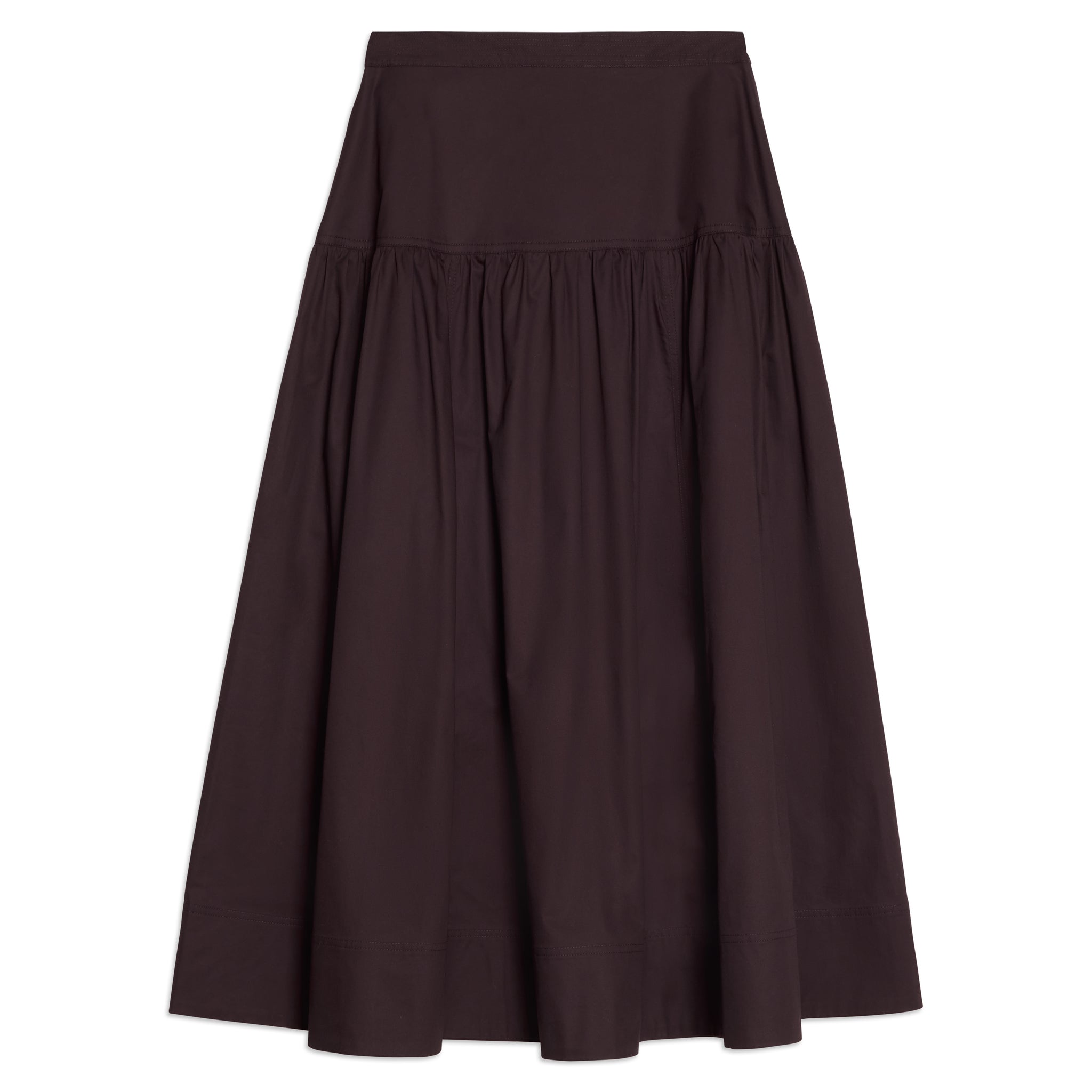 Cotton Sateen Full Skirt