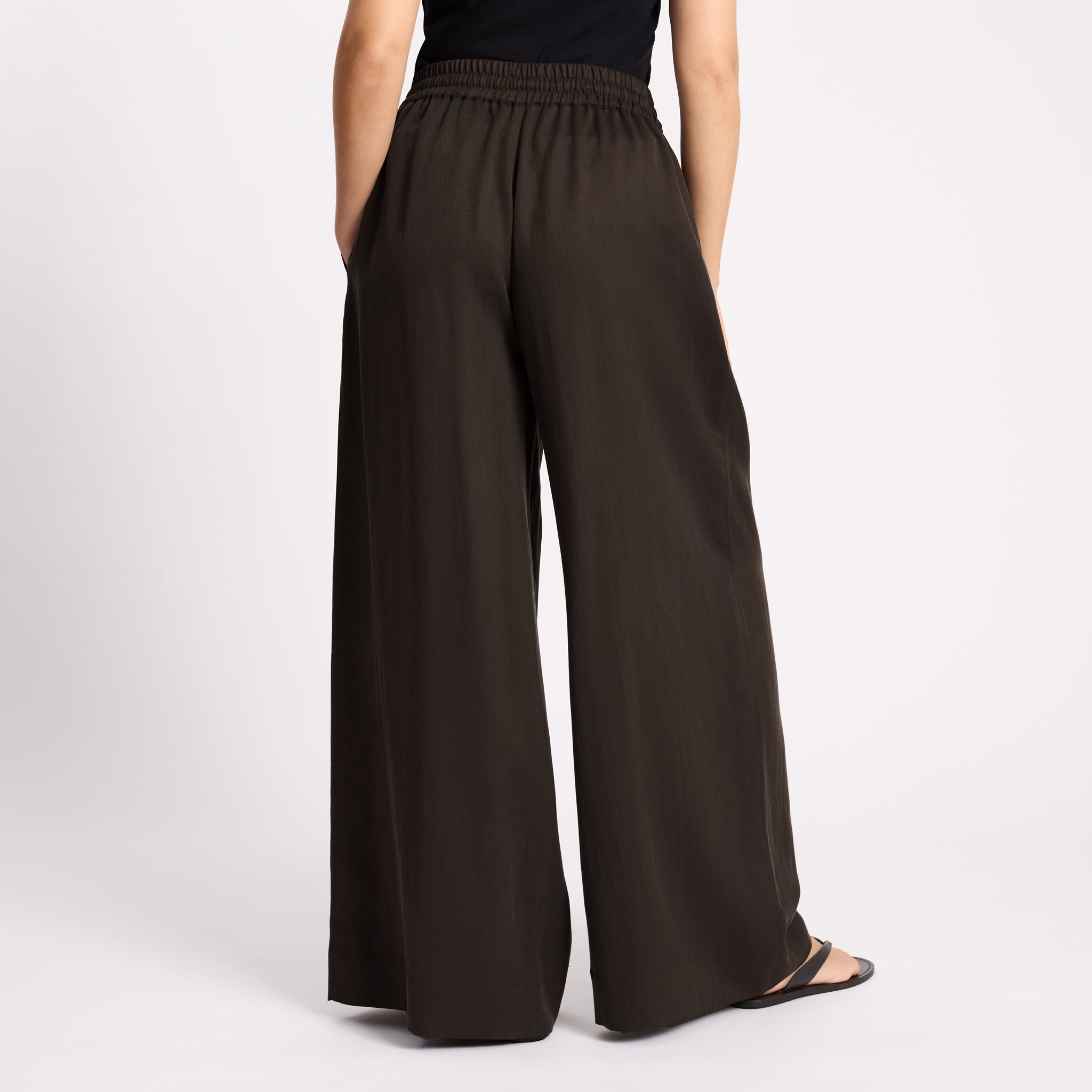 Tencel Wide Leg Trouser