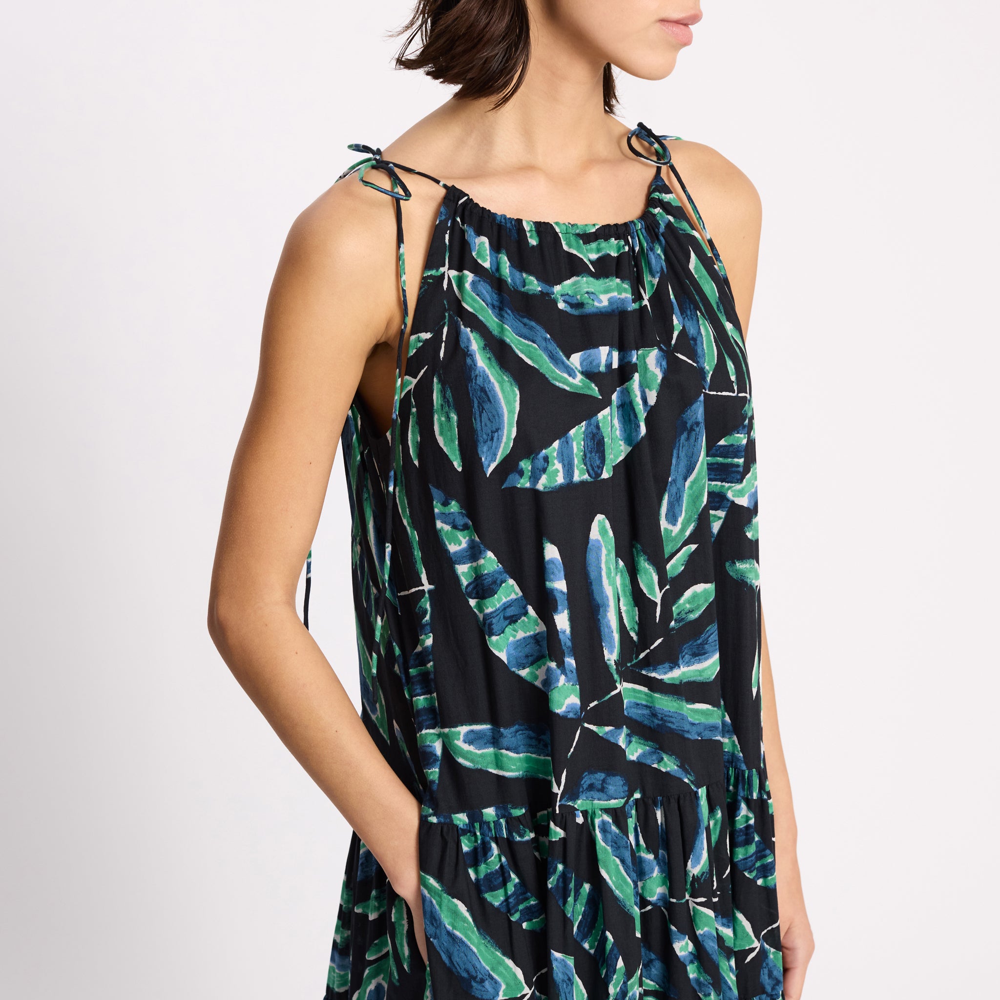 Painterly Palm Maxi Dress | Sustainable Womenswear | Albaray