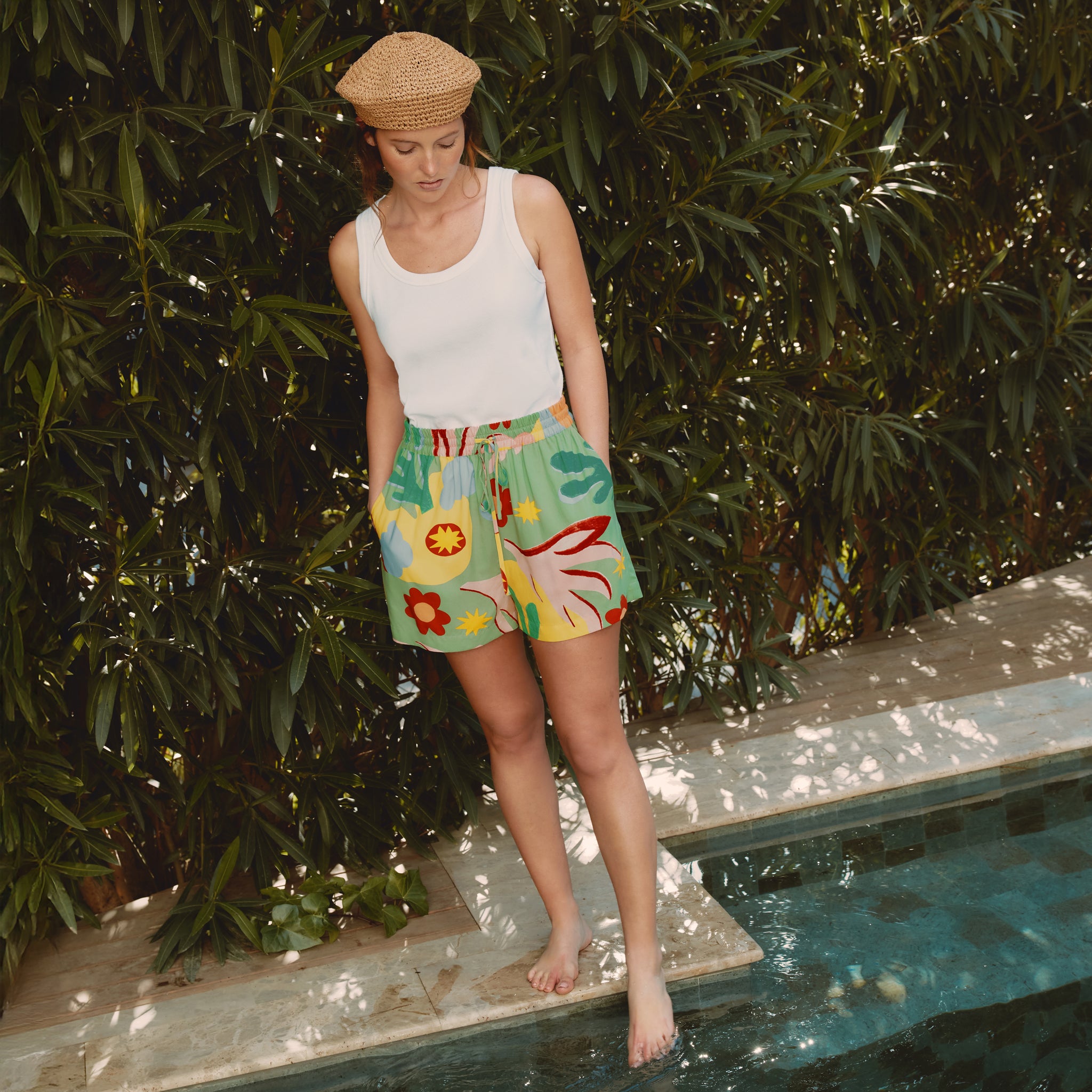 Tropique Print Shorts