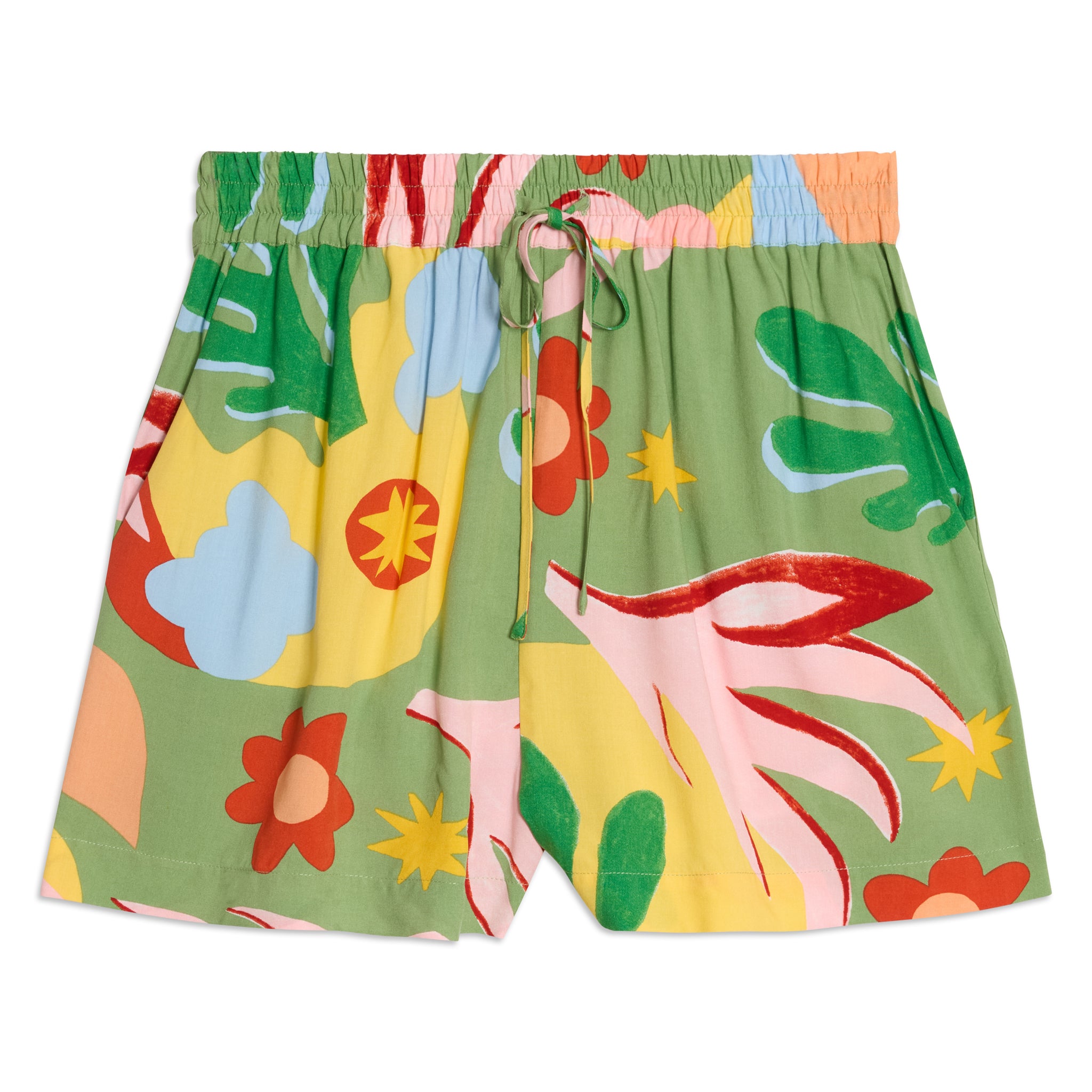 Tropique Print Shorts
