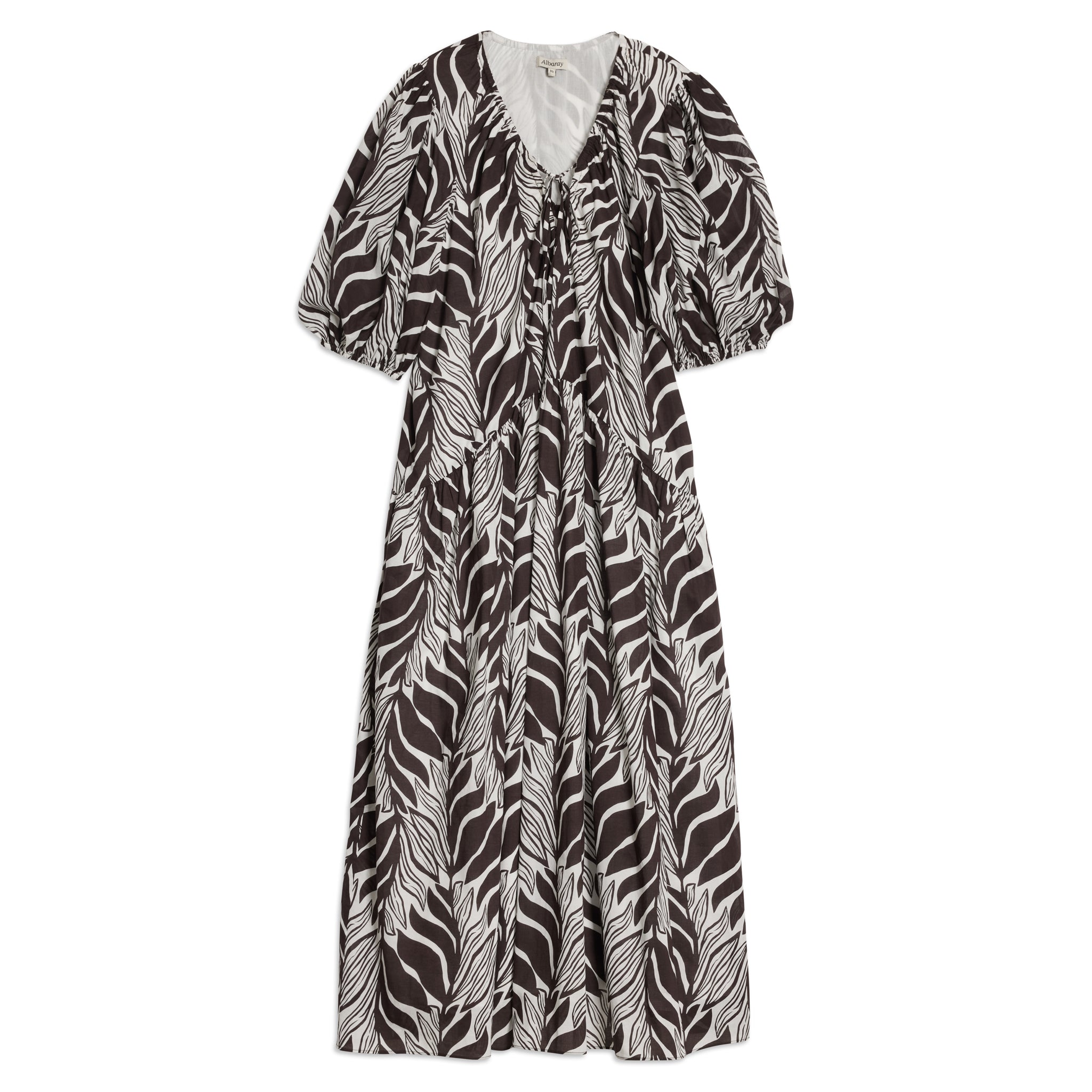 Mono Palm Dress