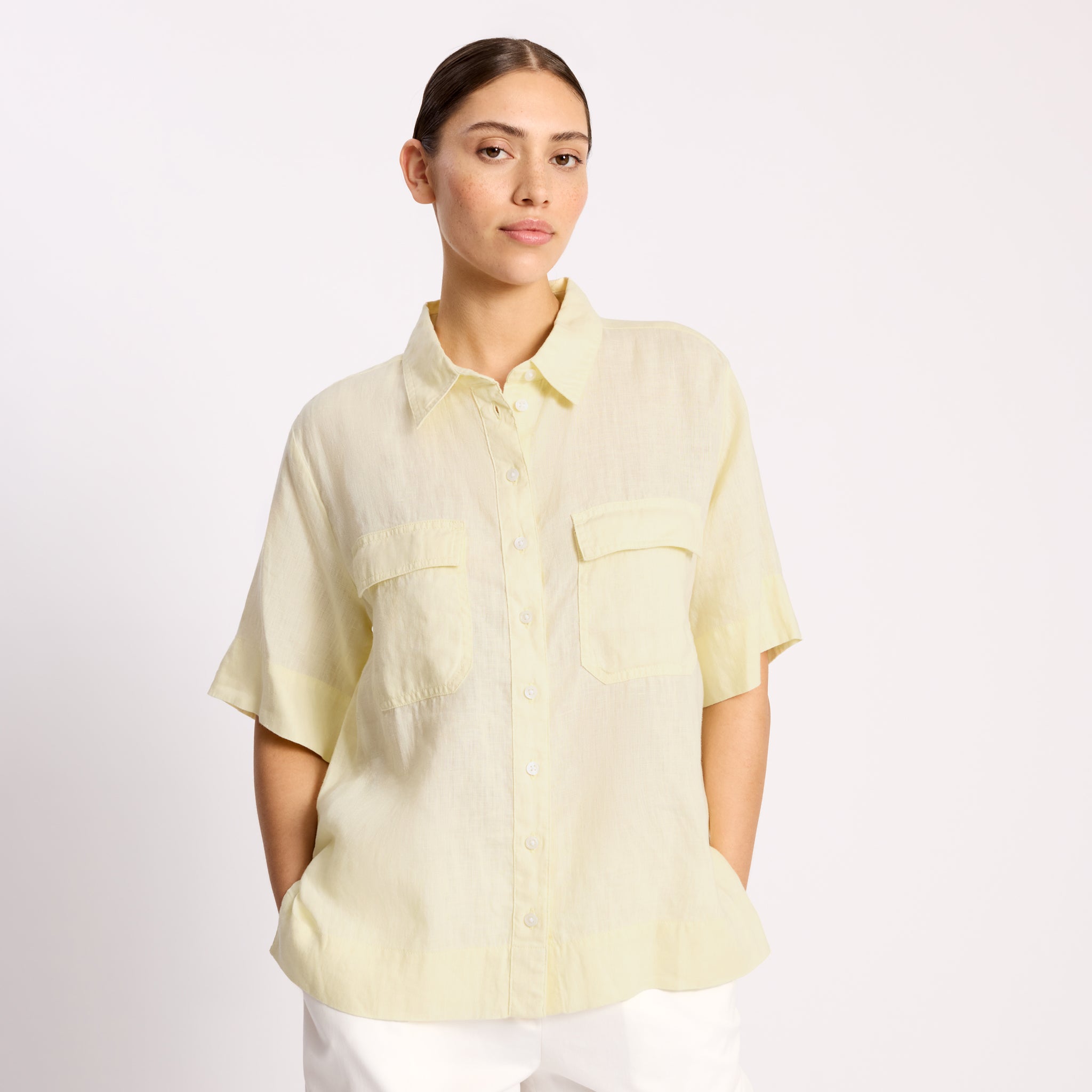 Oversized Linen Shirt