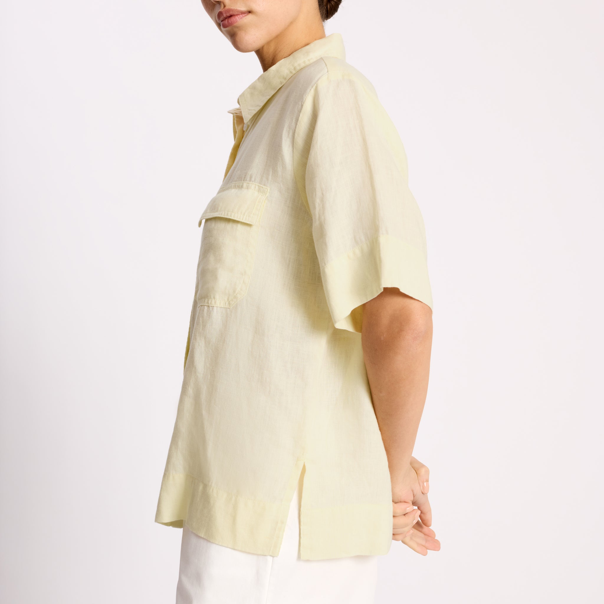 Oversized Linen Shirt