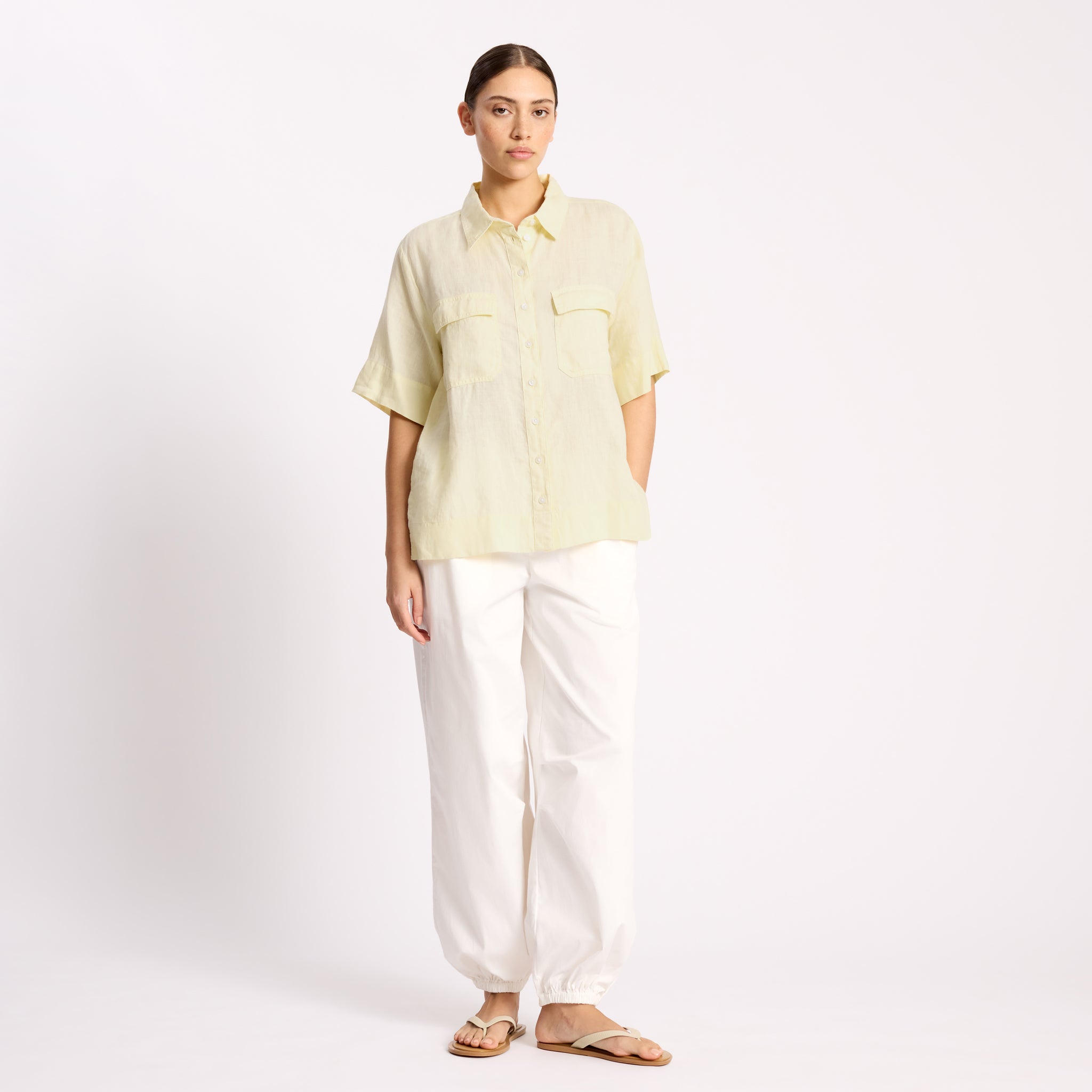 Oversized Linen Shirt