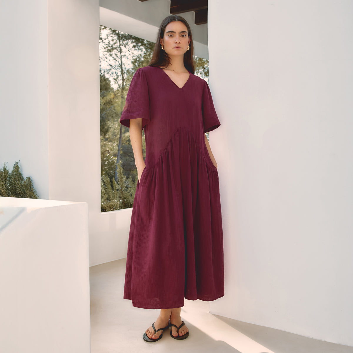 casual summer dresses for vacation High Low Beach Holiday Dress | Wholesale My Actual Bust is:38