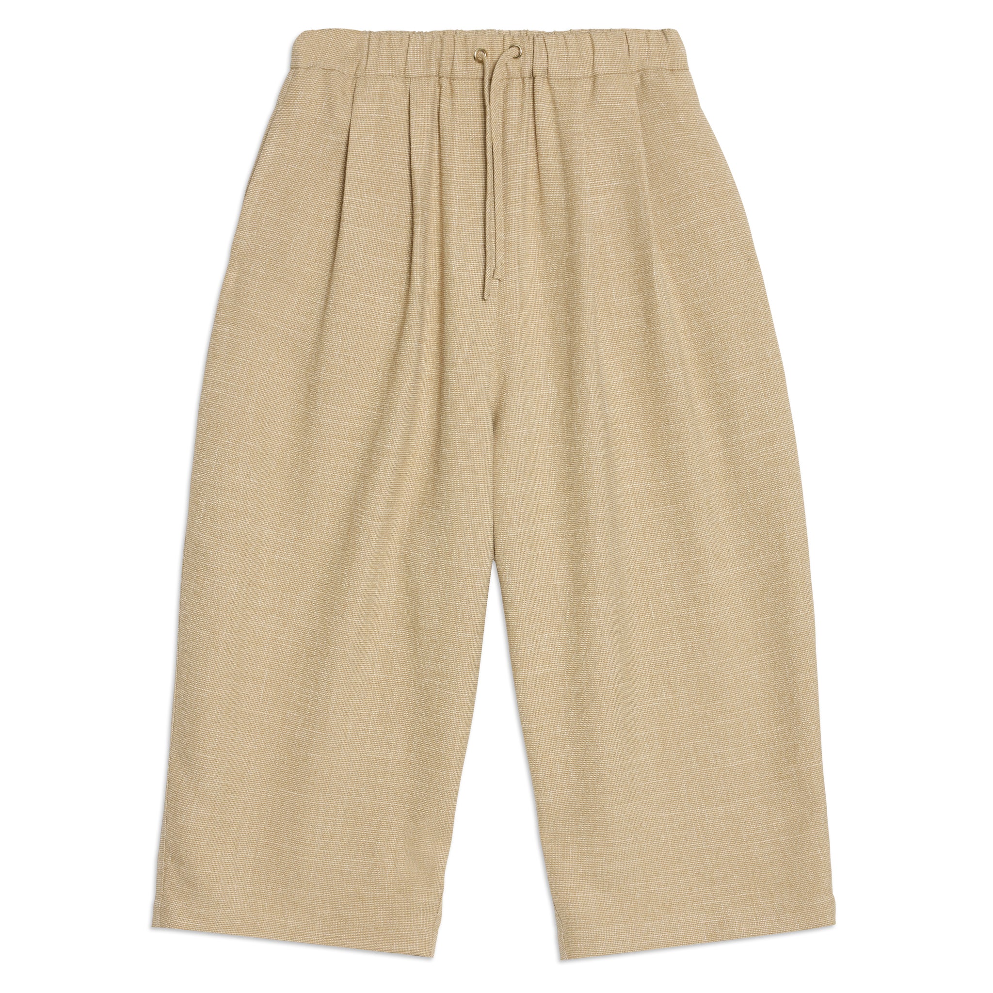 Textured Barrel Trousers