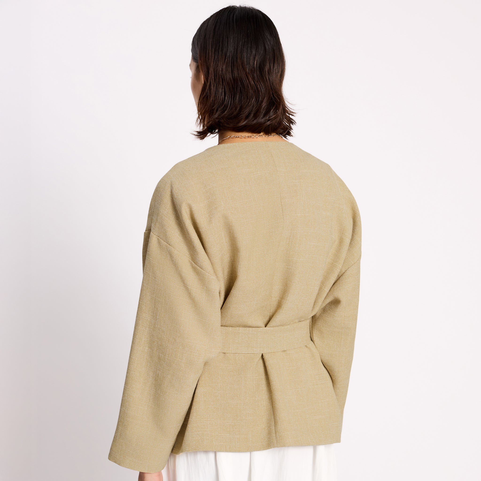 Textured Wrap Jacket