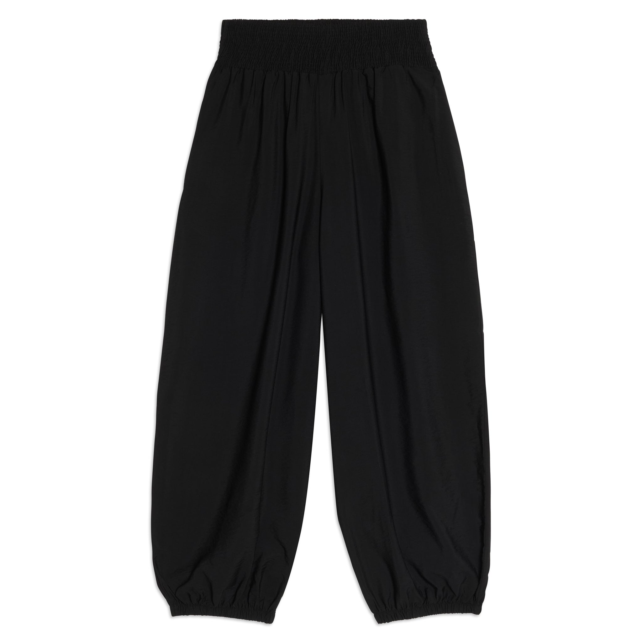 Shirred Waist Hareem Trouser