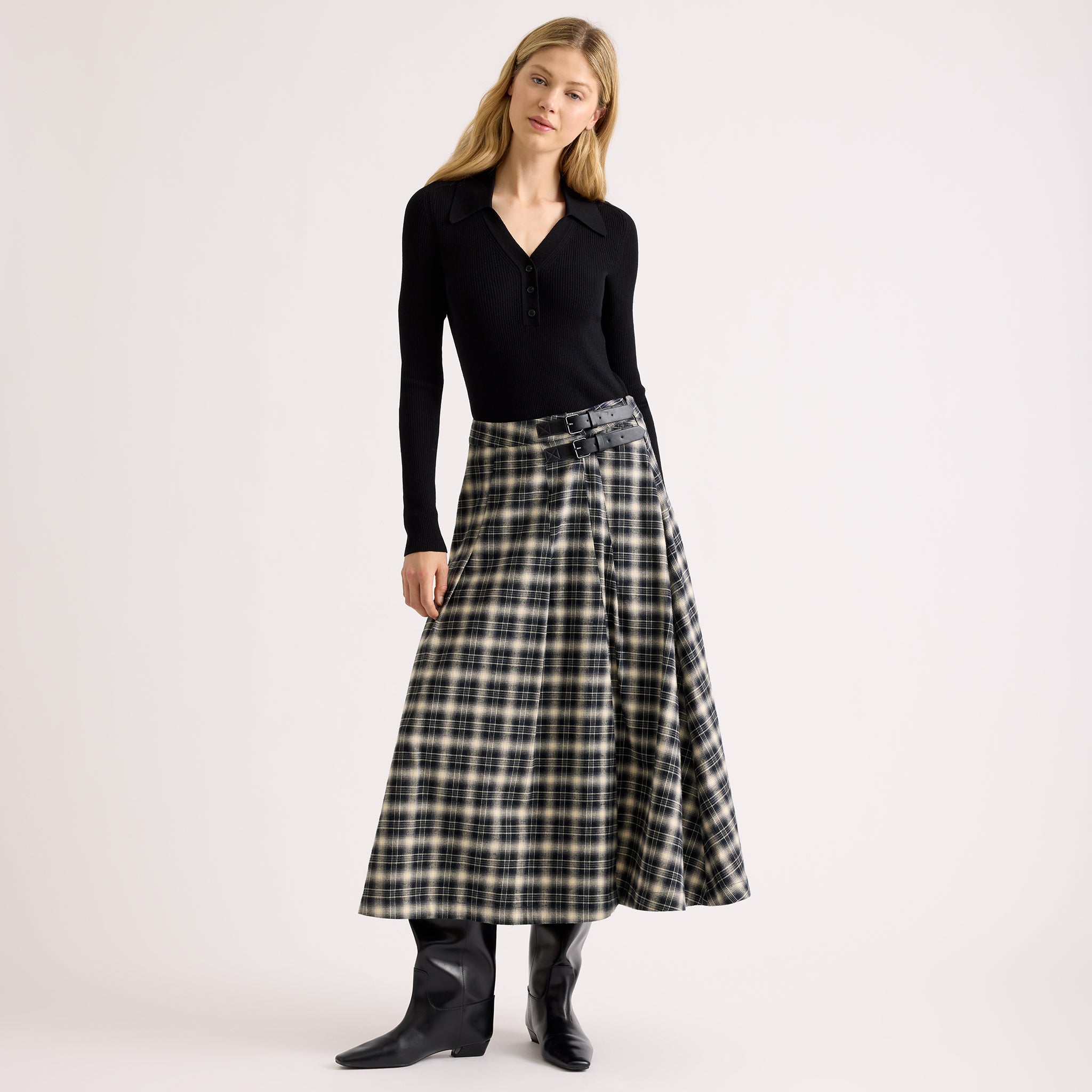 Cotton Check Kilt