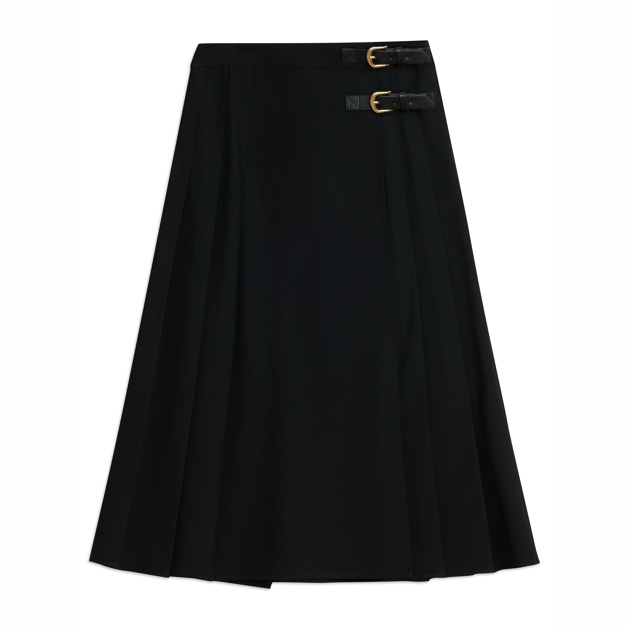 Black Tailored Kilt