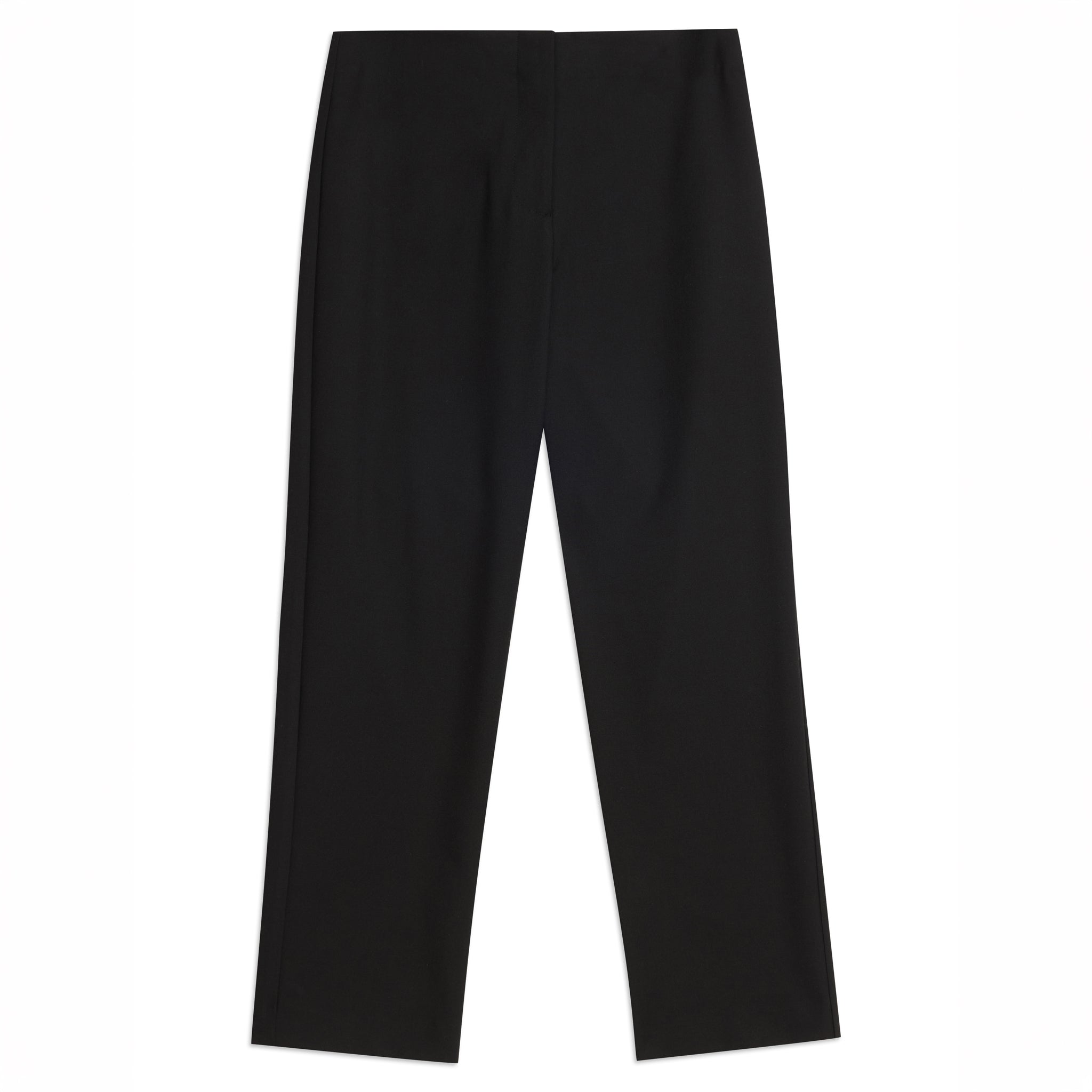 Black Tailored Straight Leg Trouser
