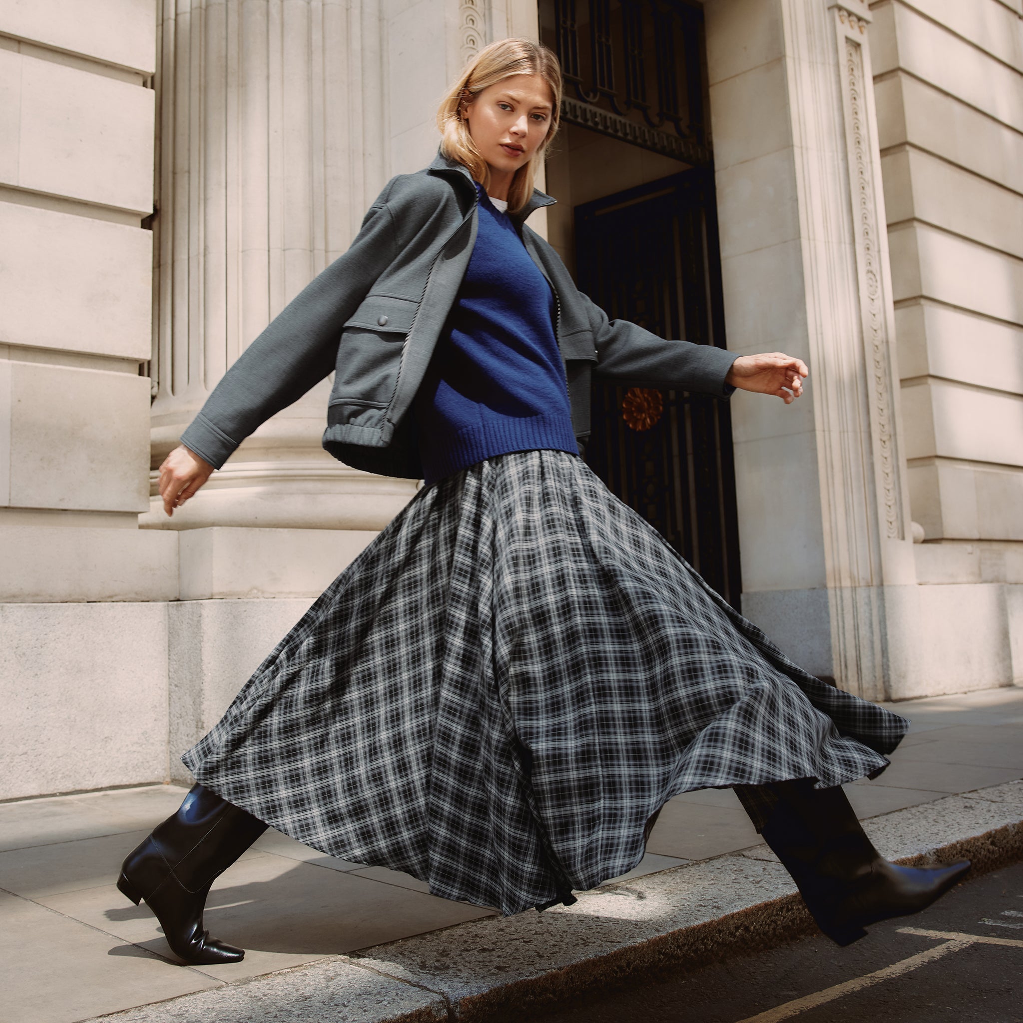 Check Full Skirt
