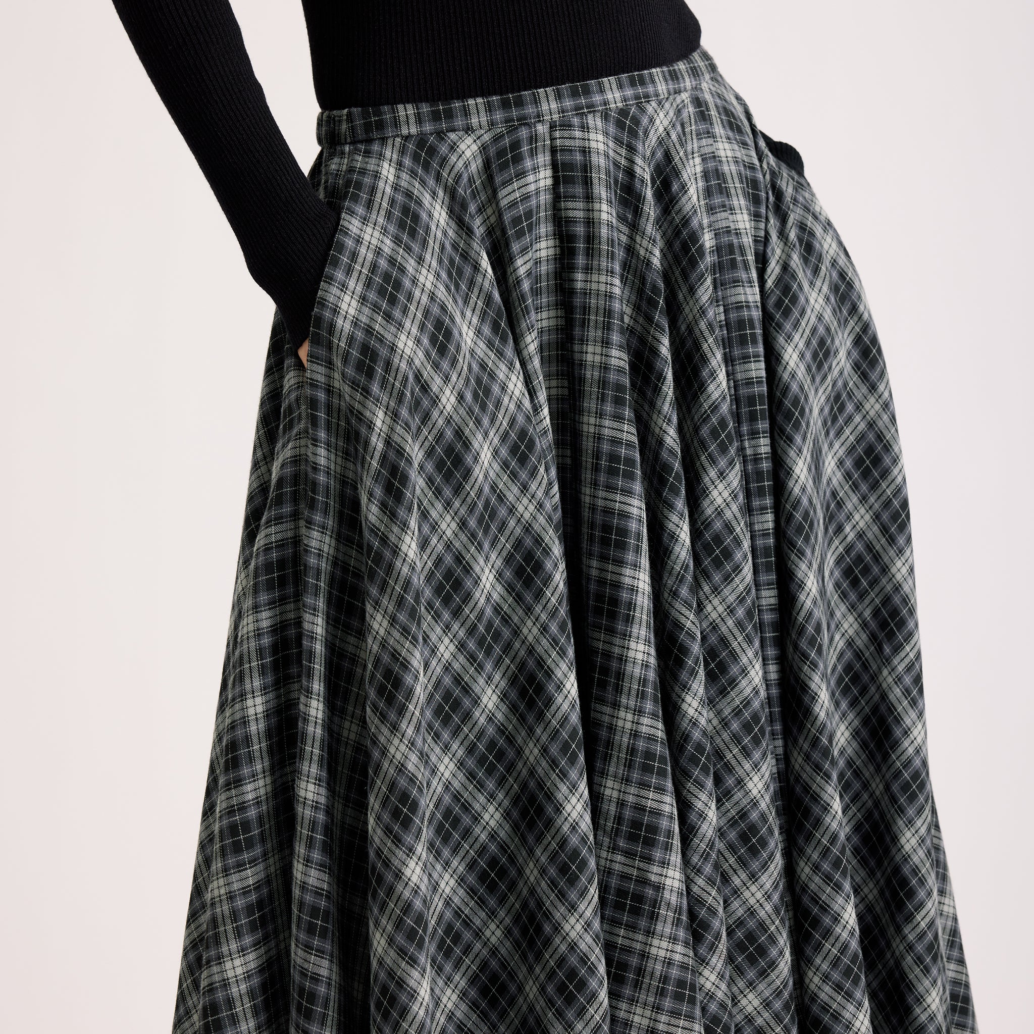 Check Full Skirt