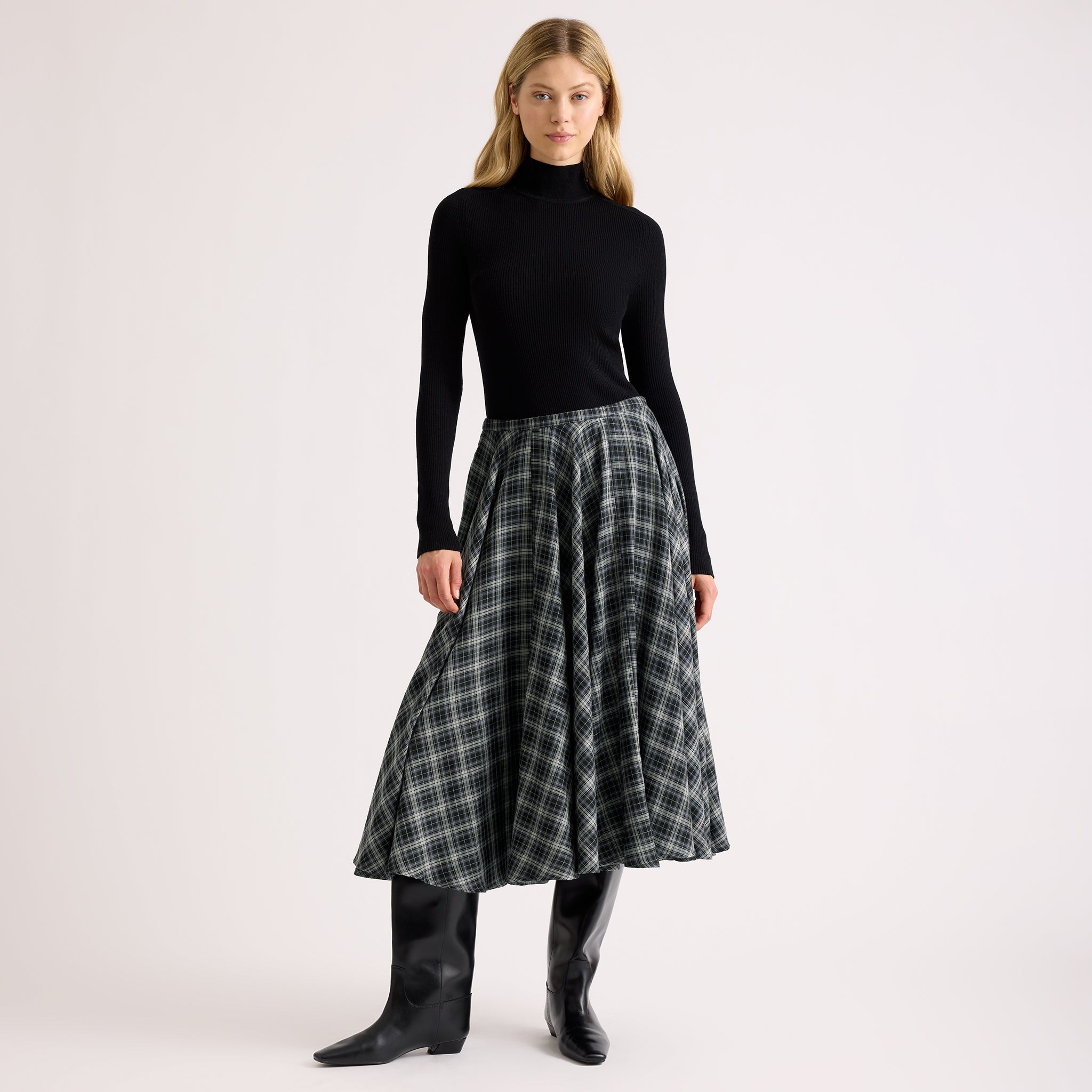 Check Full Skirt