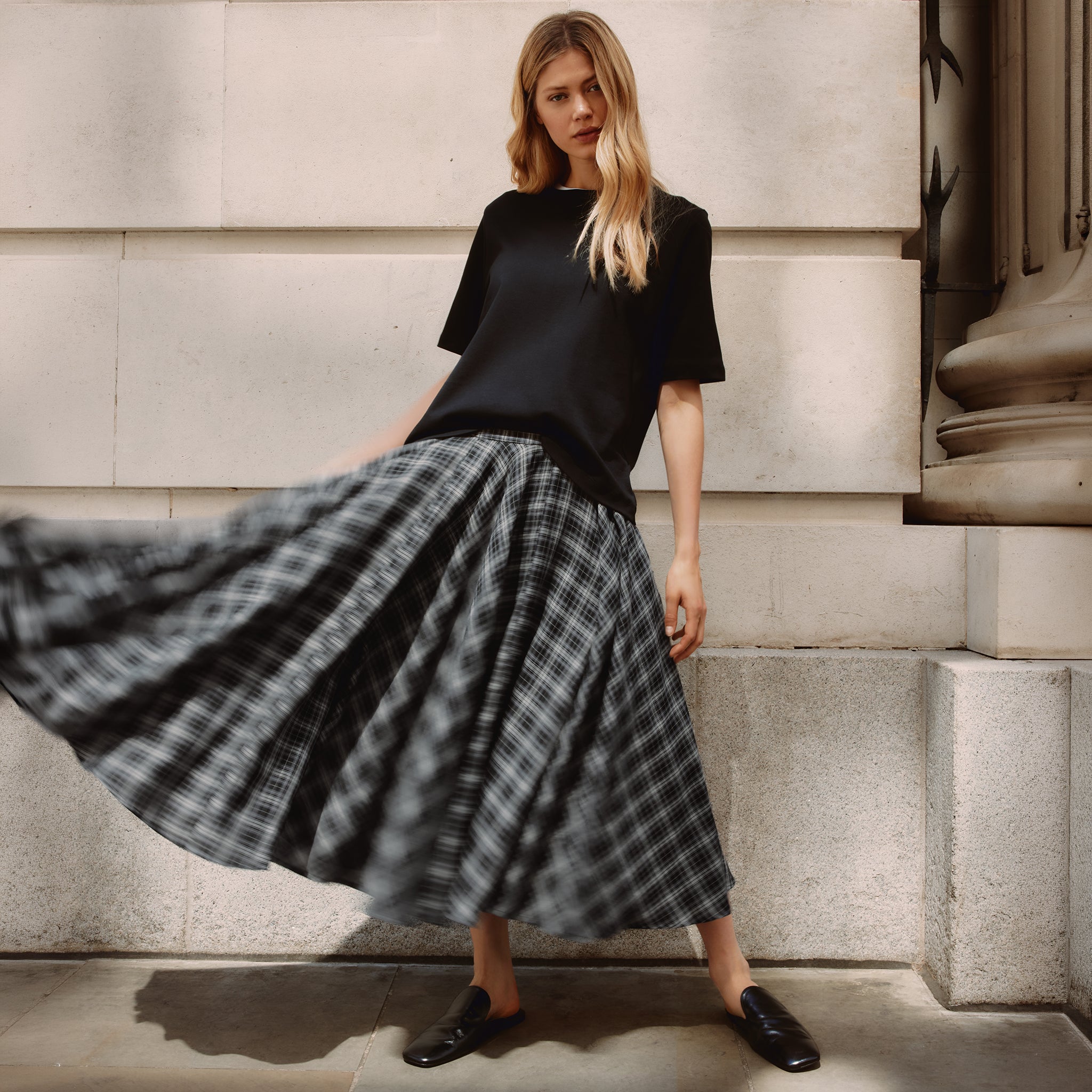 Check Full Skirt