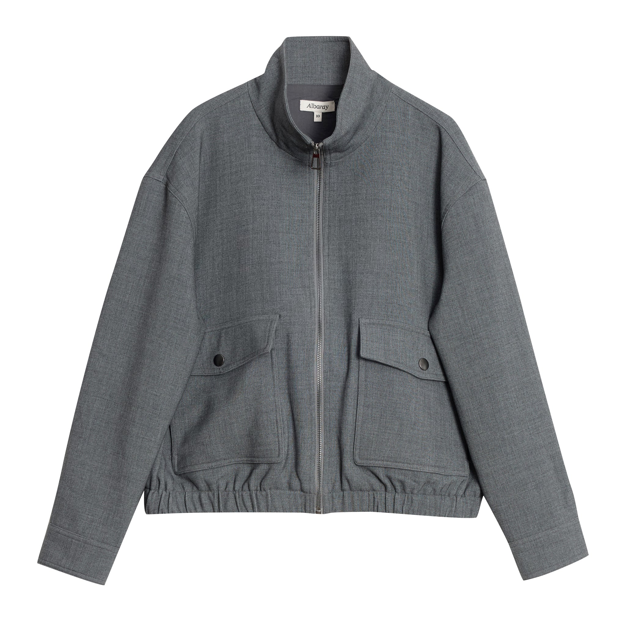 Grey Flannel Bomber