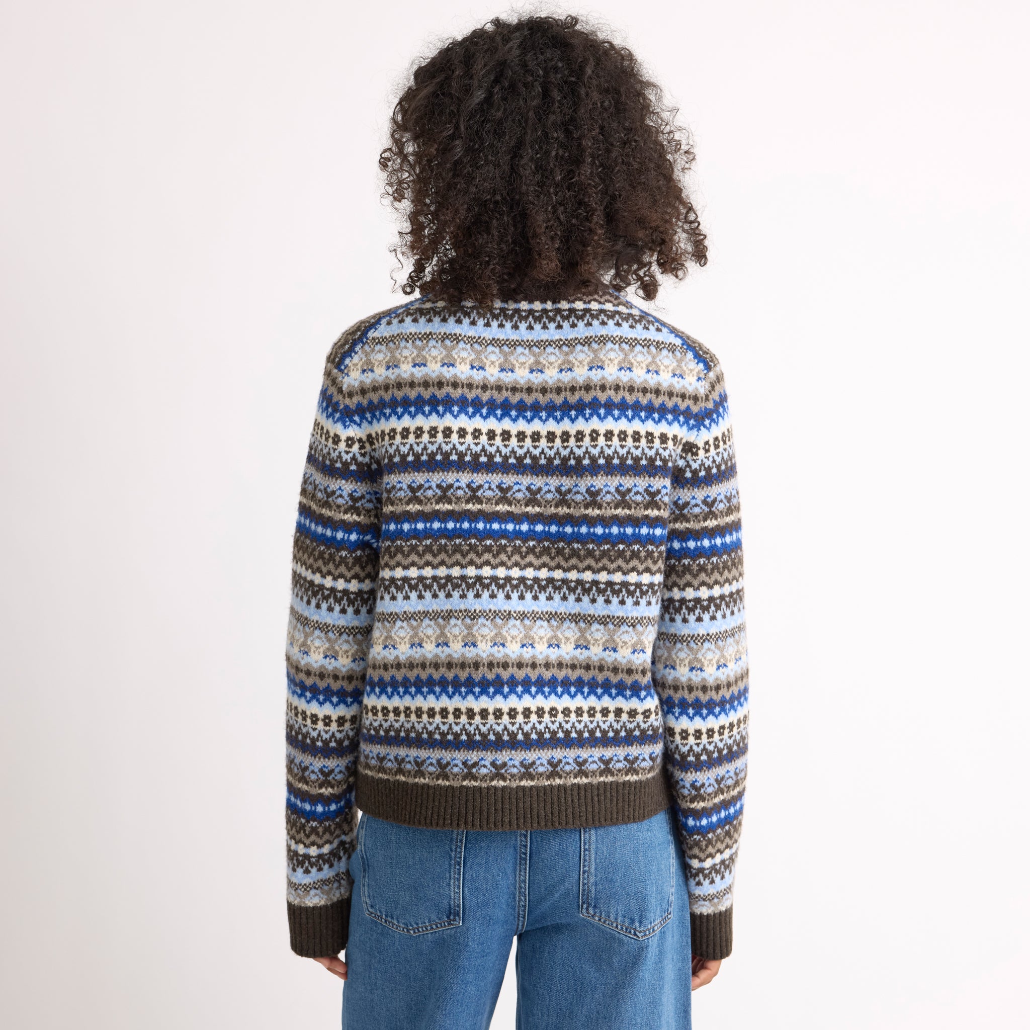 Blue Fair Isle Jumper