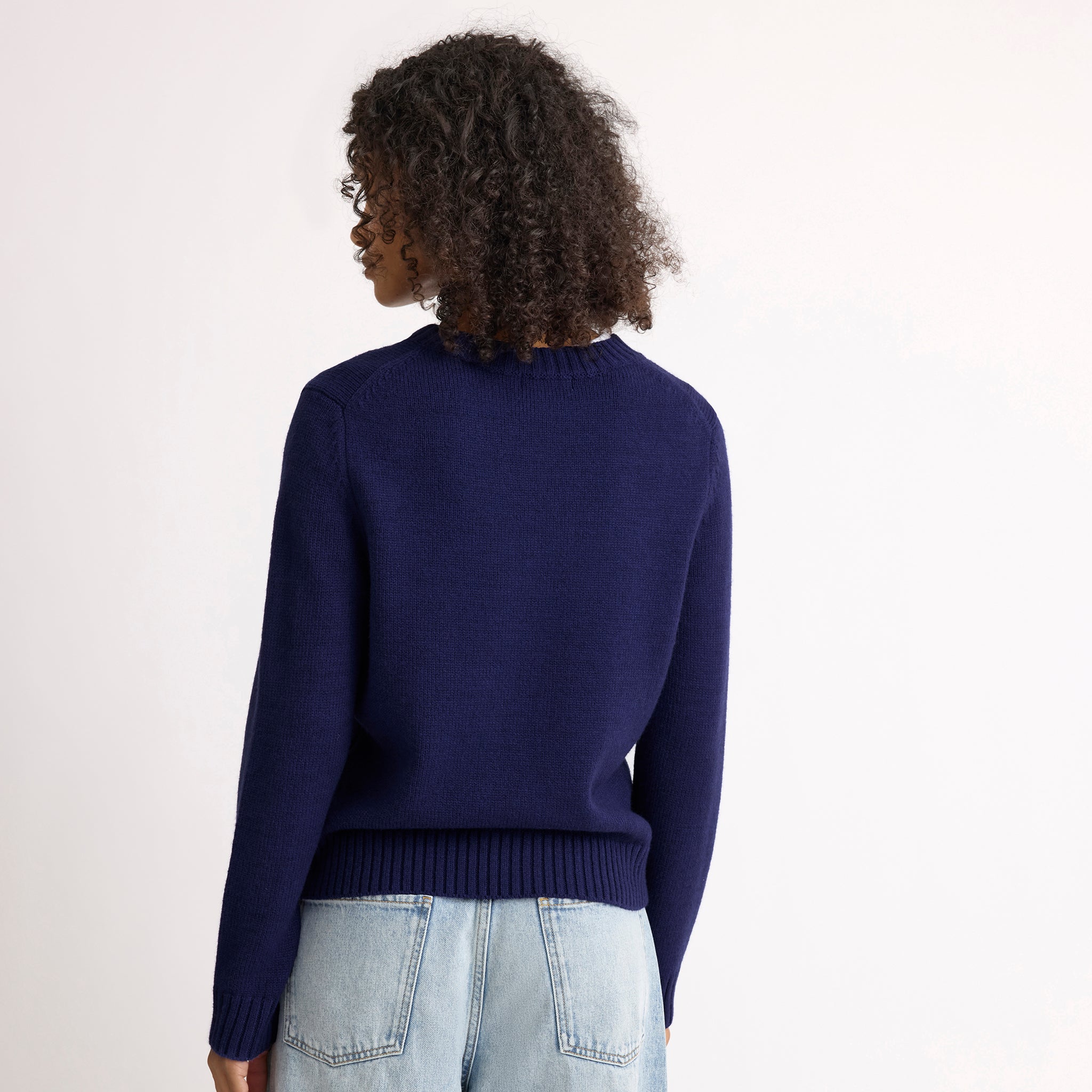 Cobalt V Neck Jumper