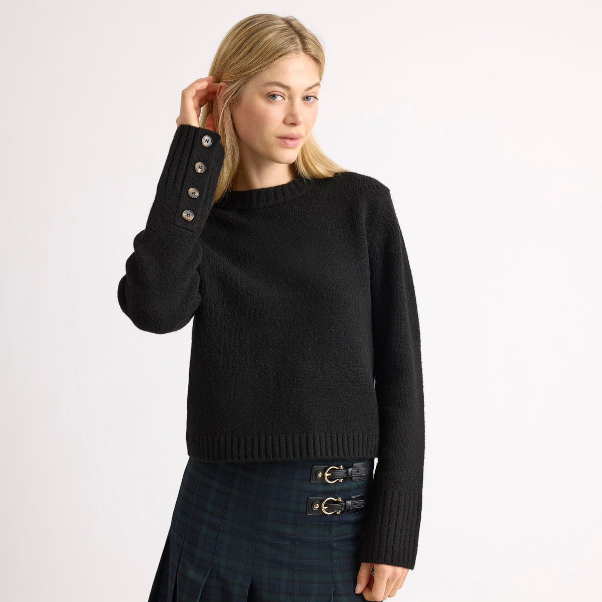 Button Detail Jumper