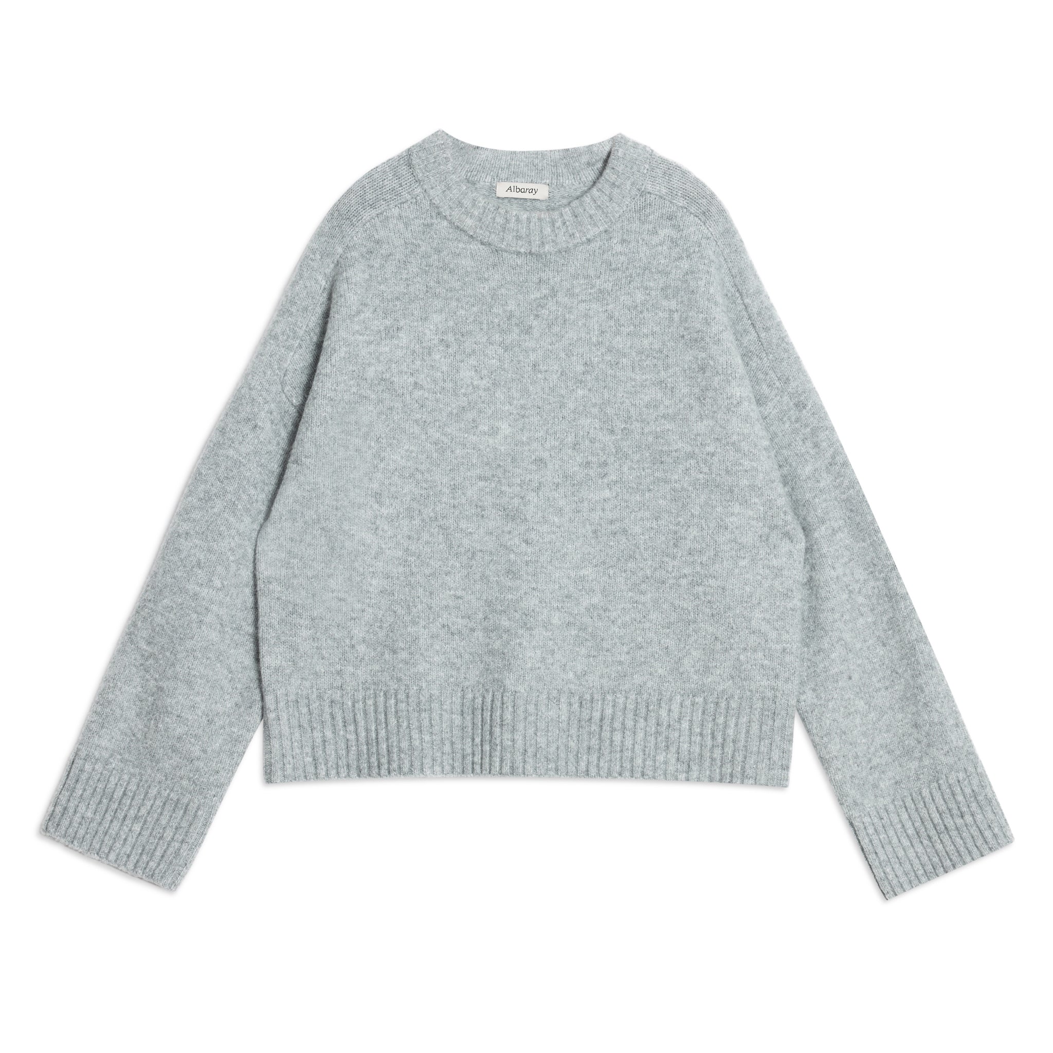 Grey Cosy Drop Shoulder Jumper
