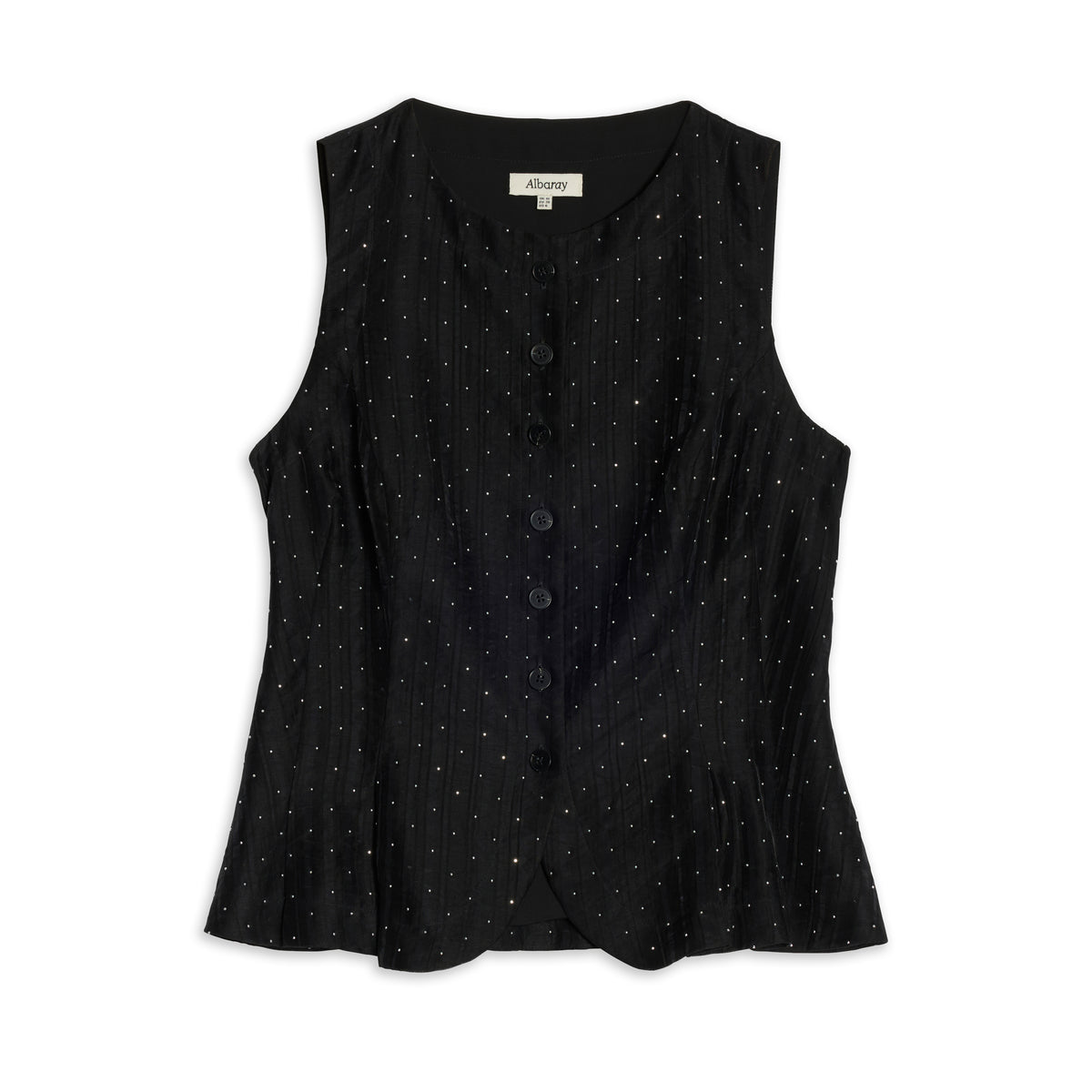 Black Rhinestone Waistcoat