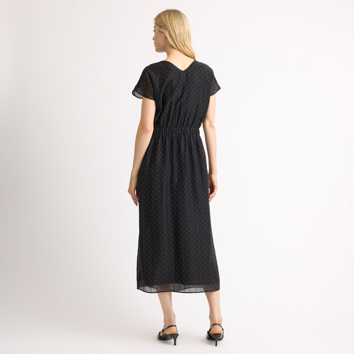 Black Rhinestone Dress