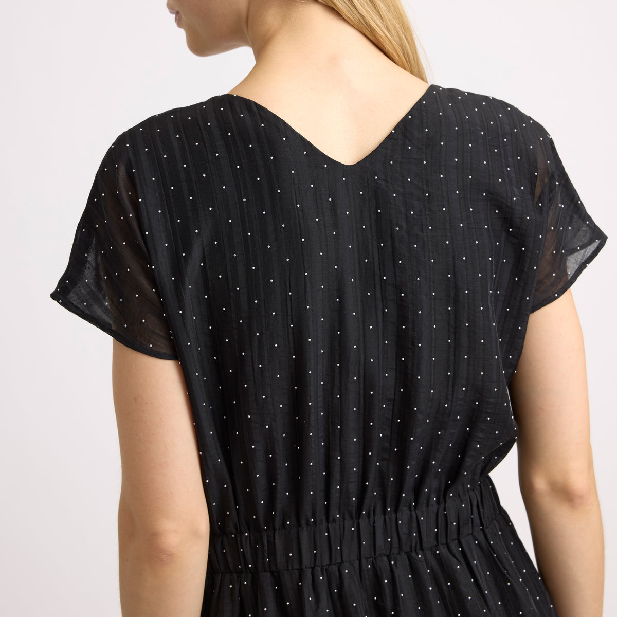 Black Rhinestone Dress