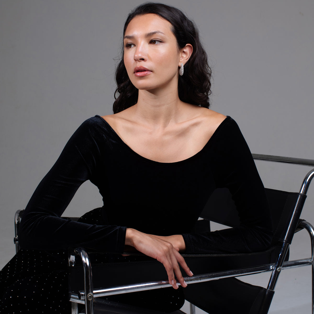 Velvet Bardot Top