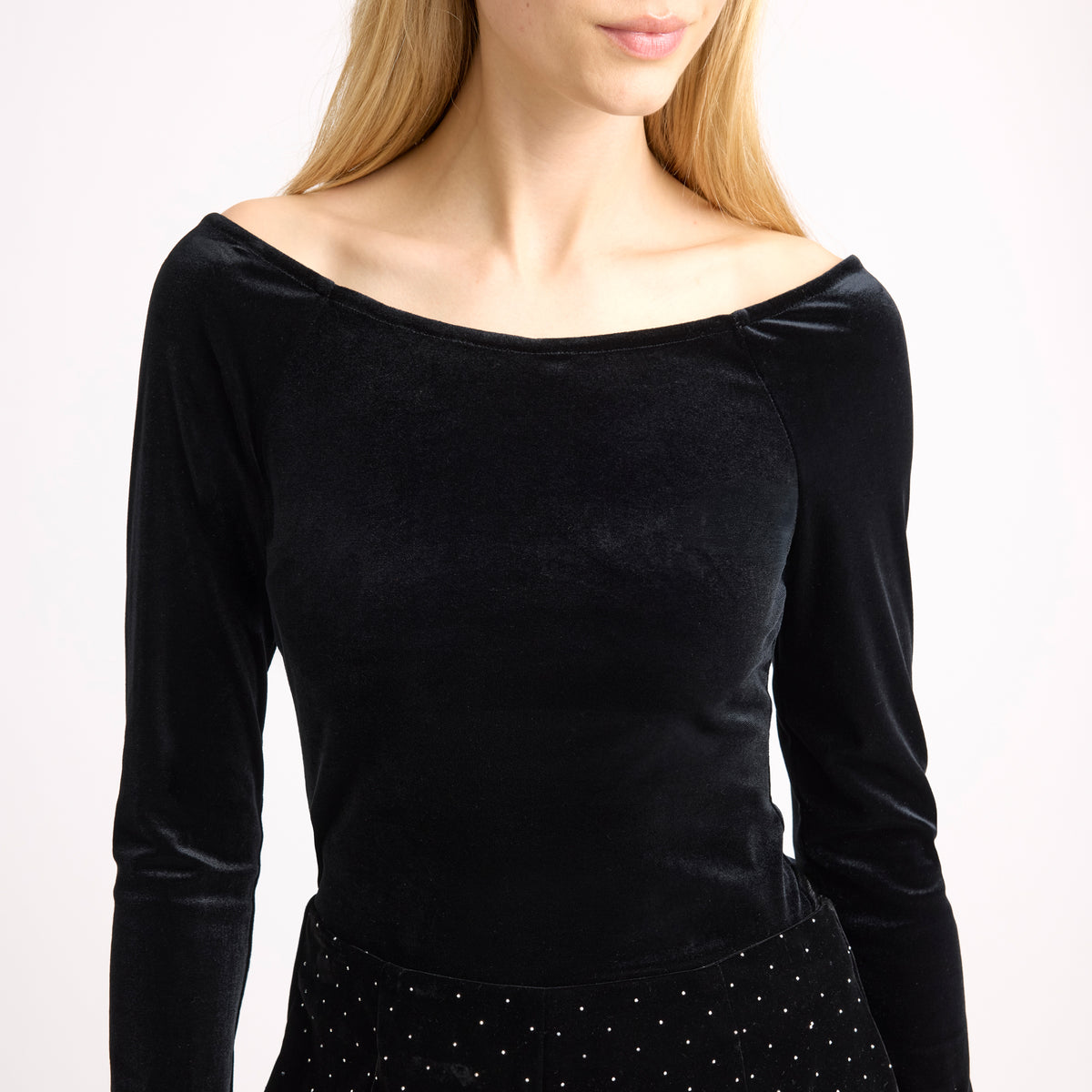 Velvet Bardot Top