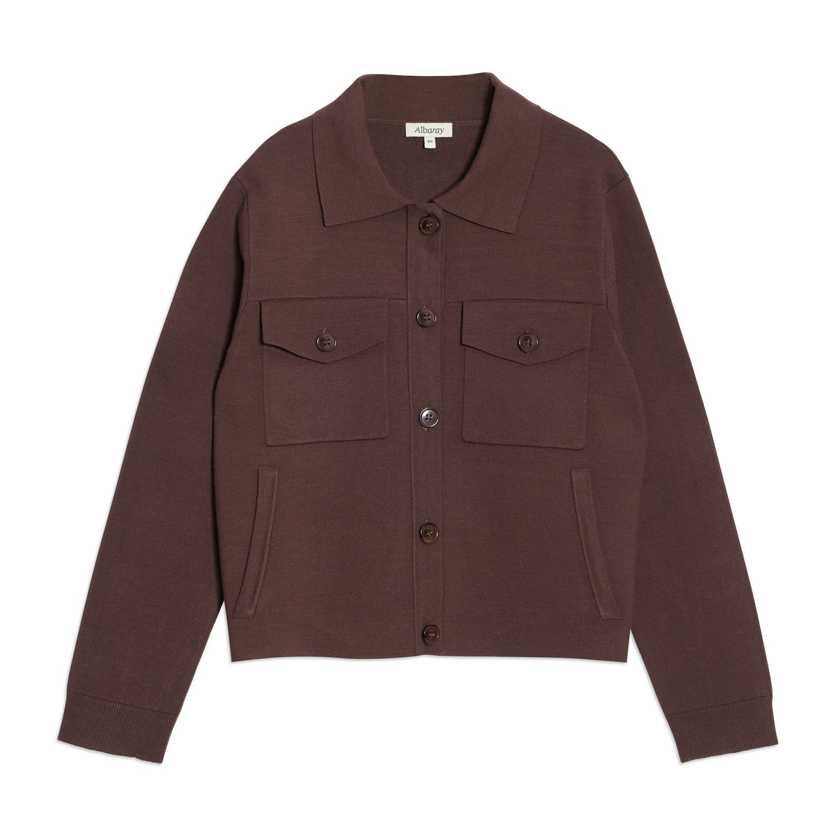 Chocolate Pocket Knit Jacket