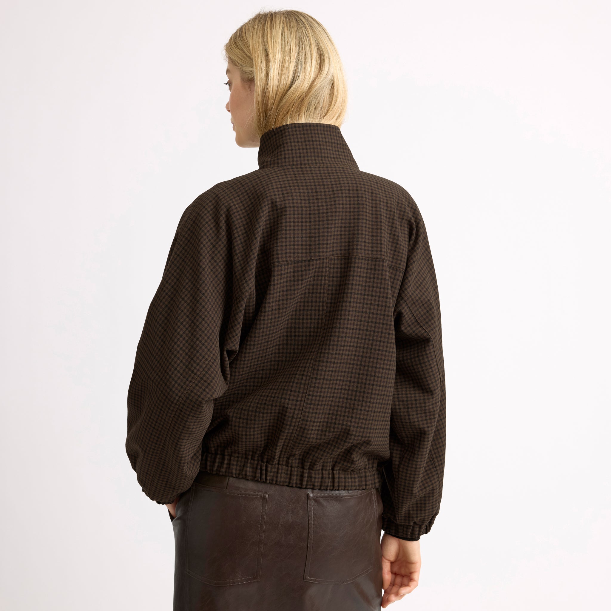 Chocolate Gingham Jacket