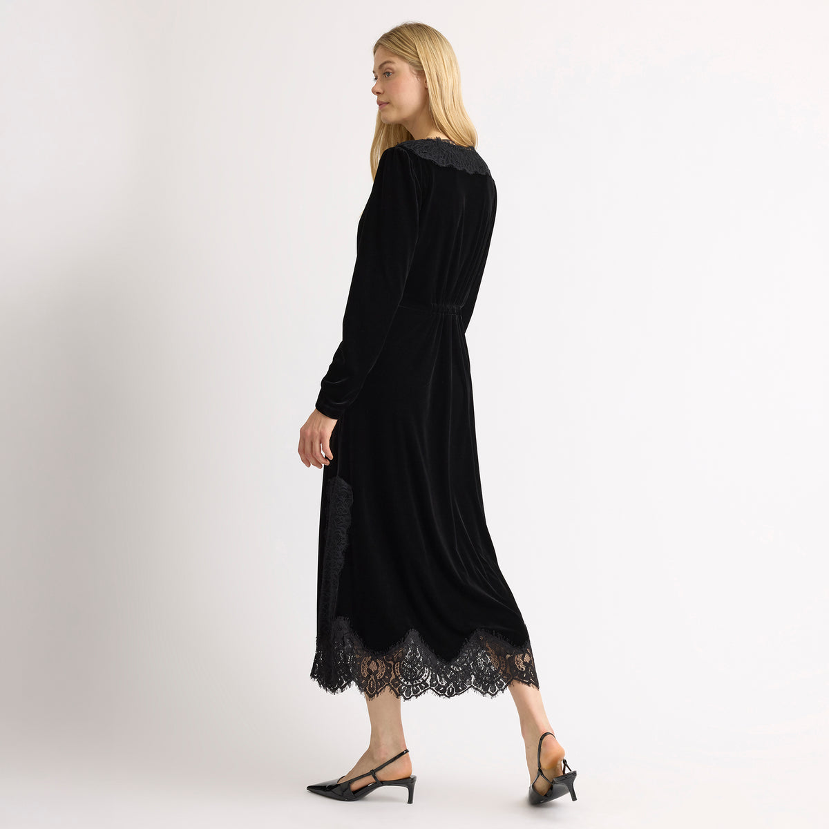 Velvet & Lace Dress