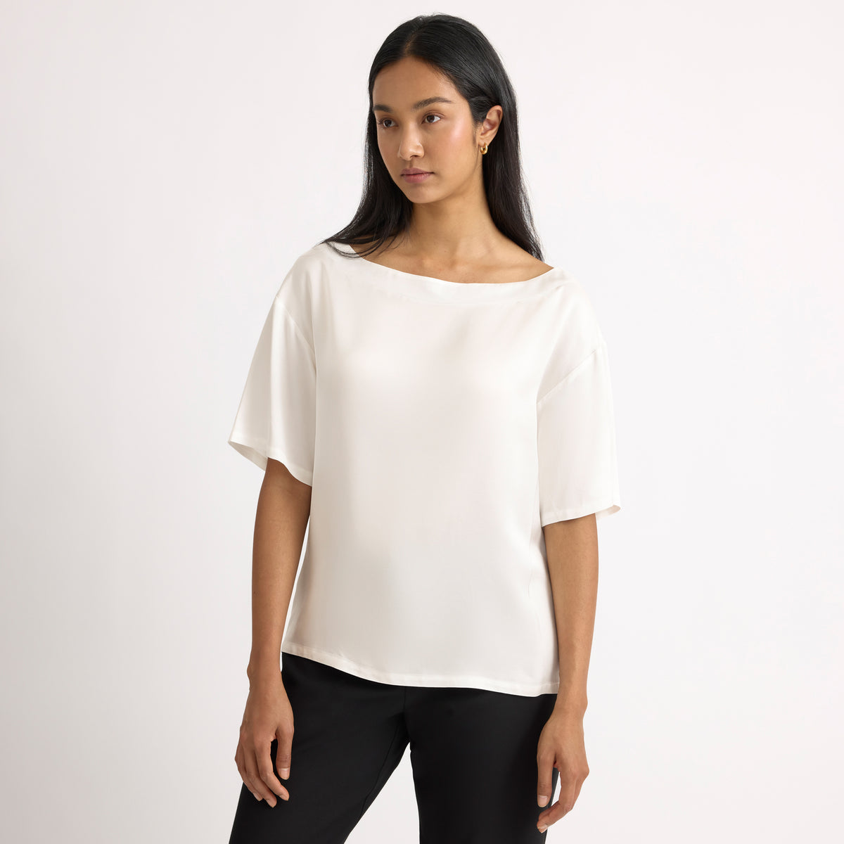Satin Off Shoulder Top